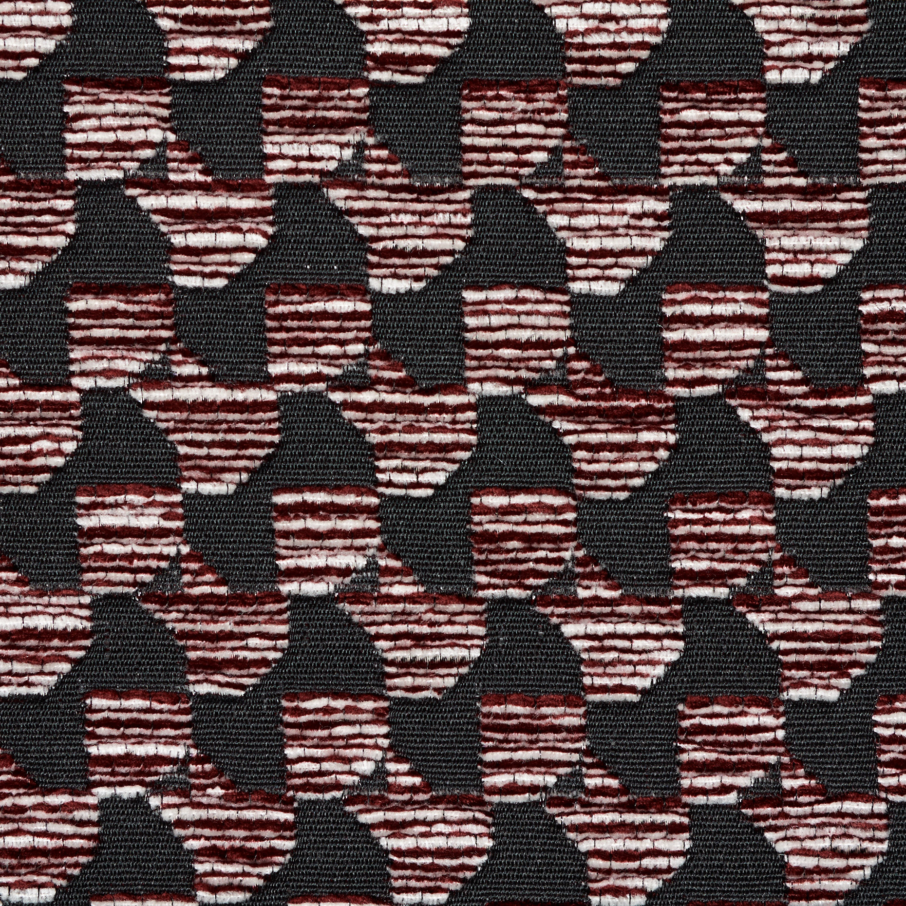 Жаккард , Хлопок Смесовый, Смесовая Вискоза, Black Sand&Merlot (F000031187) - Ткань