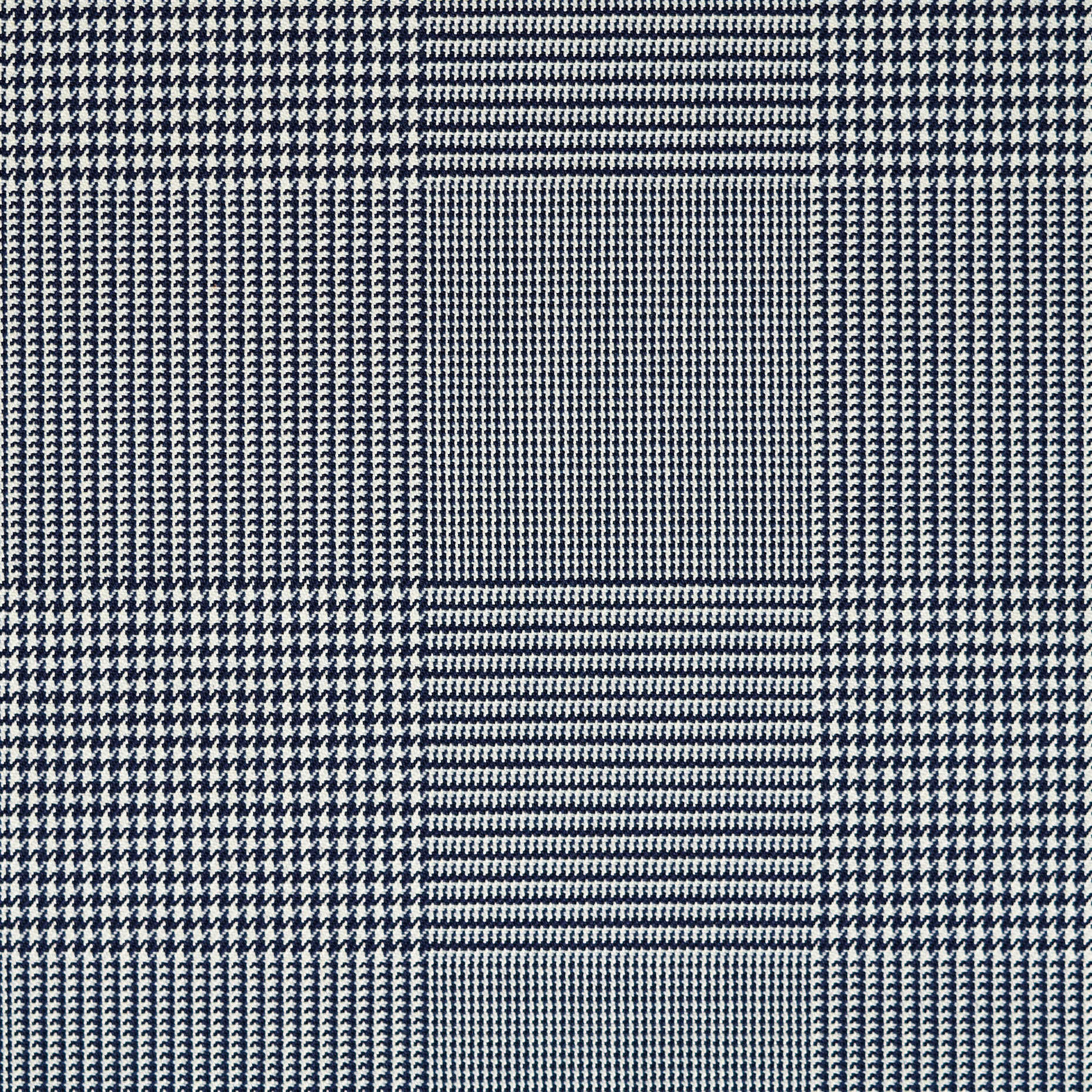 Algodón Mix, Cuadro, Elástico, Raven Black&Ivory (F000043738) - Tejido