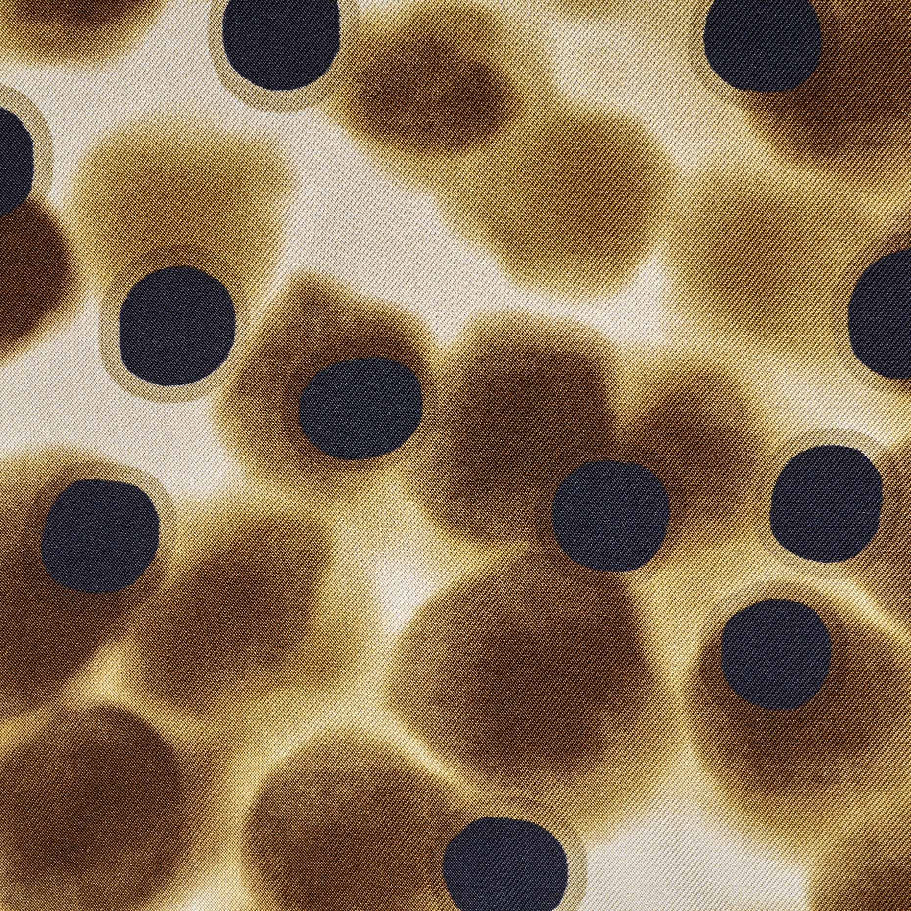 Soie, Twill, Pois, Maroon (F000007438) - Tissage