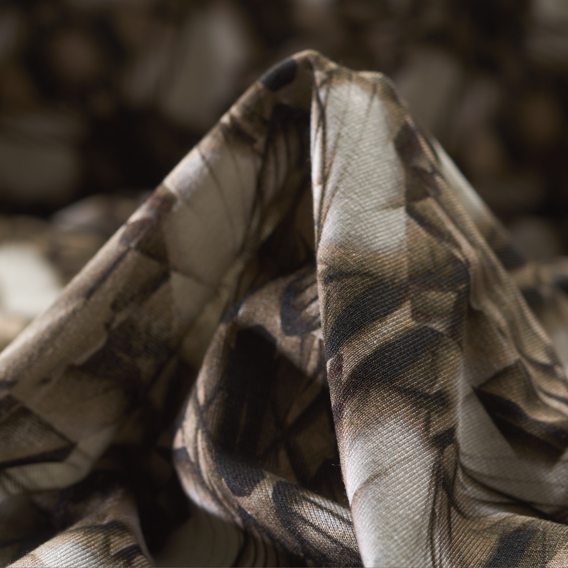 SINGLE JERSEY, VISCOSE, PRINTED, BLACK COFFEE&IVORY