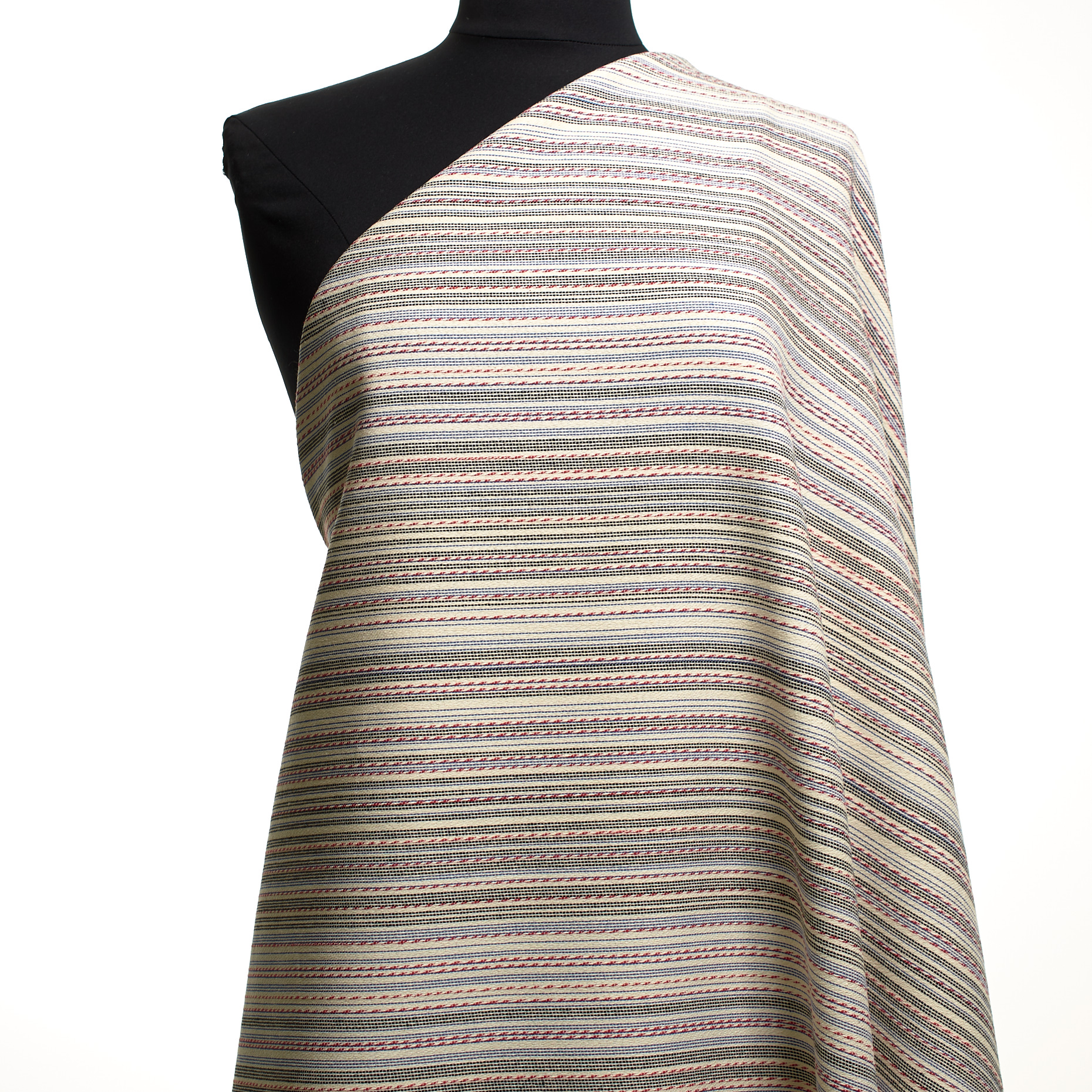 COTTON, STRIPES, BRILLIANT WHITE&SAVVY RED (F000027096) - Mannequin