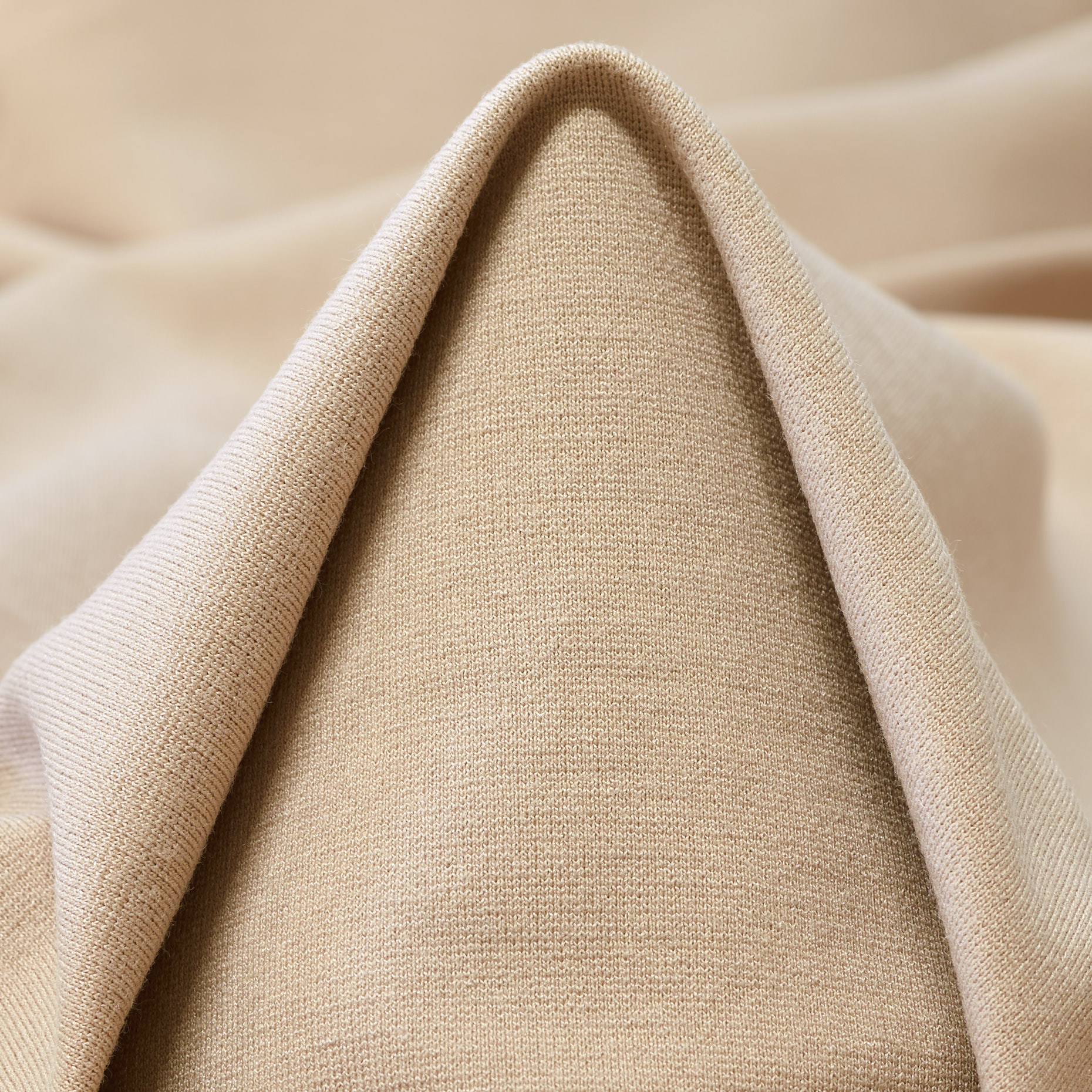 JERSEY, RECYCLED VISCOSE, PUNTO MILANO, TAUPE (P000002310)