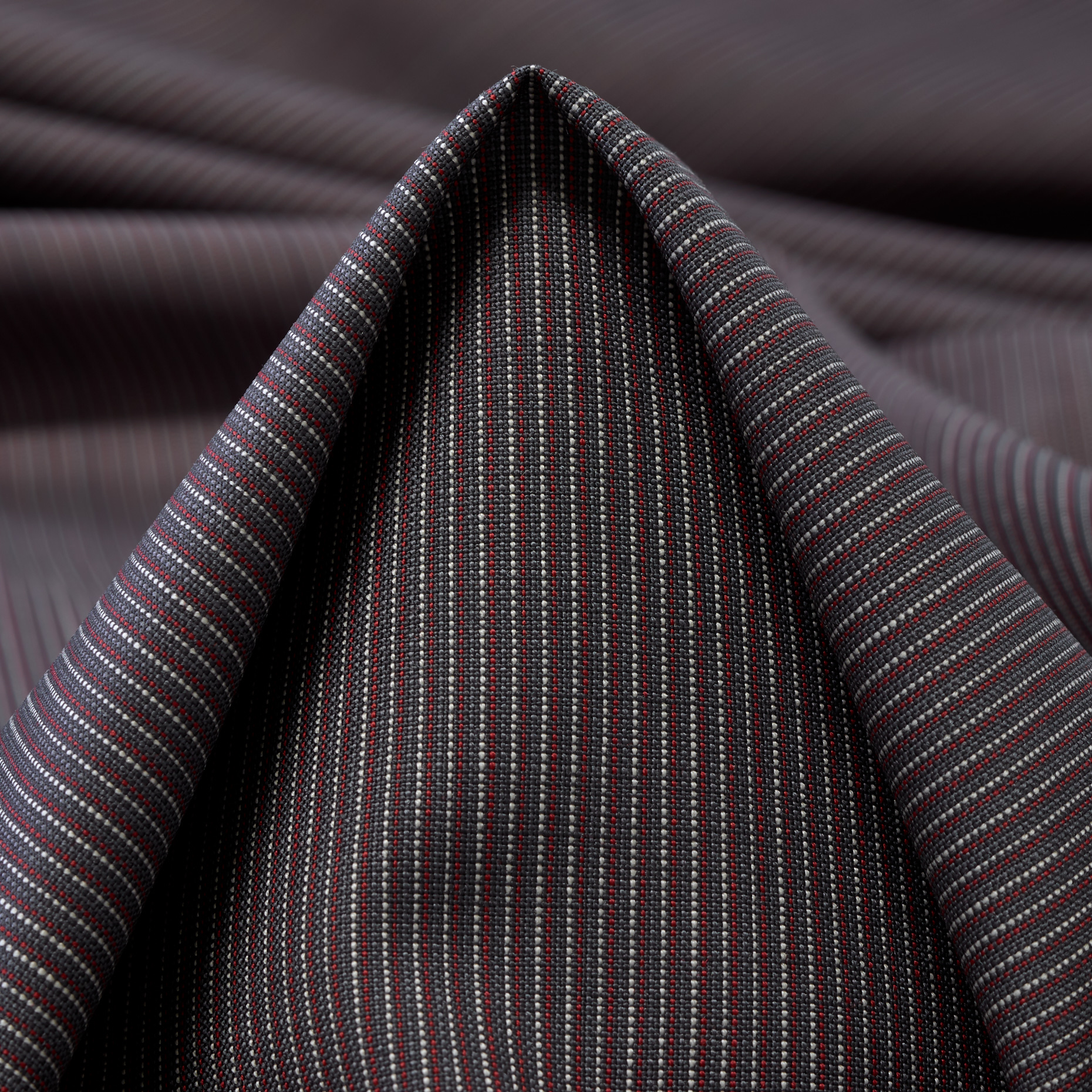 COOL WOOL, STRIPES, MELANGE, CINNAMON&ASPHALT (F000024162)