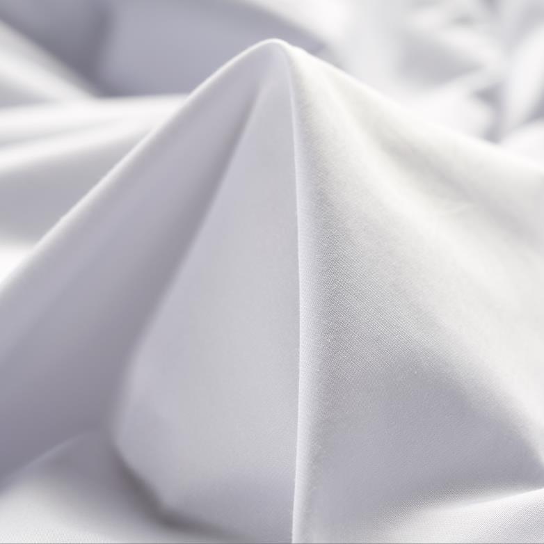 SATIN, COTTON BLEND, ELASTIC, SNOW WHITE (F000028777)