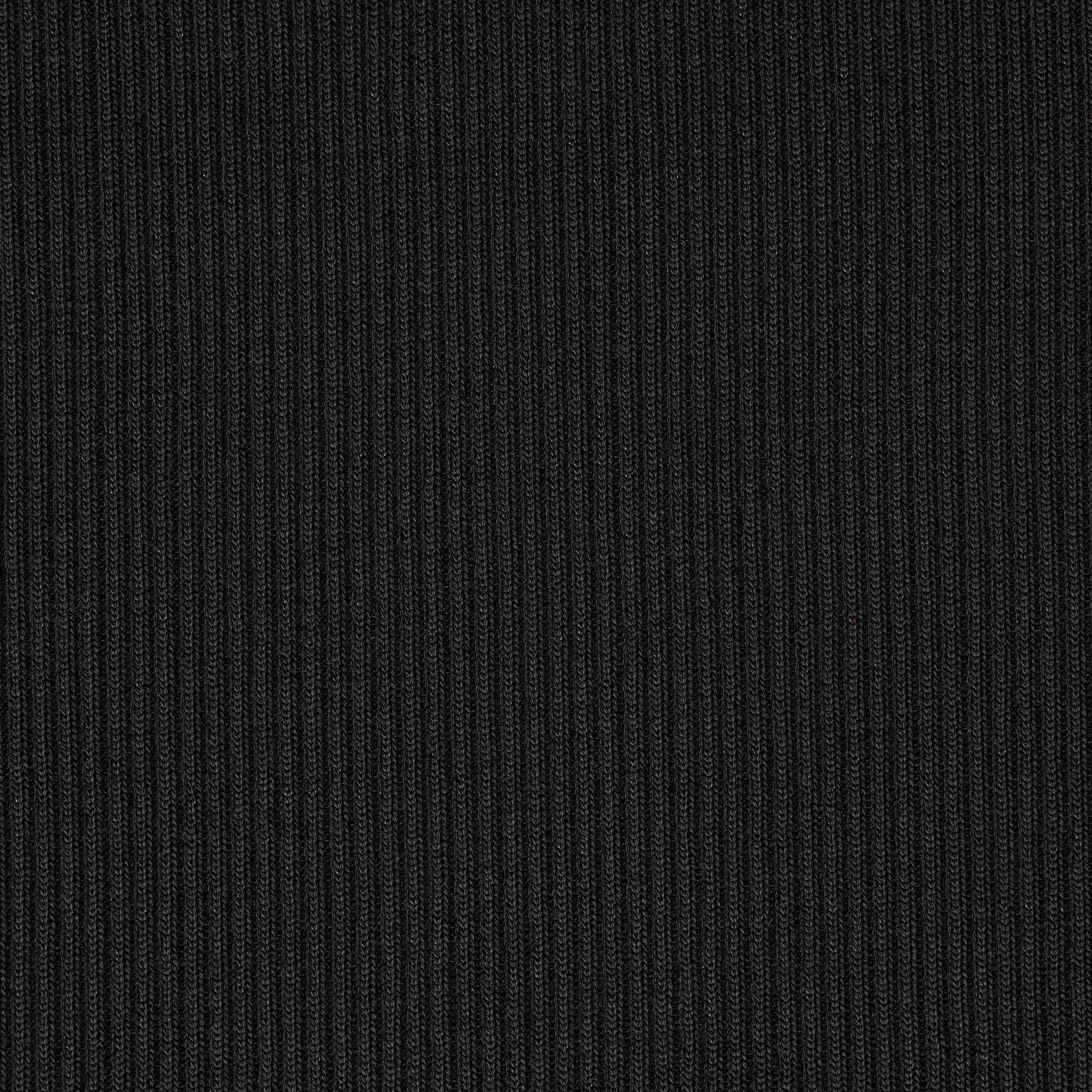 RIB JERSEY, COTTON, STIFF, RAVEN BLACK (F000049032) - Texture