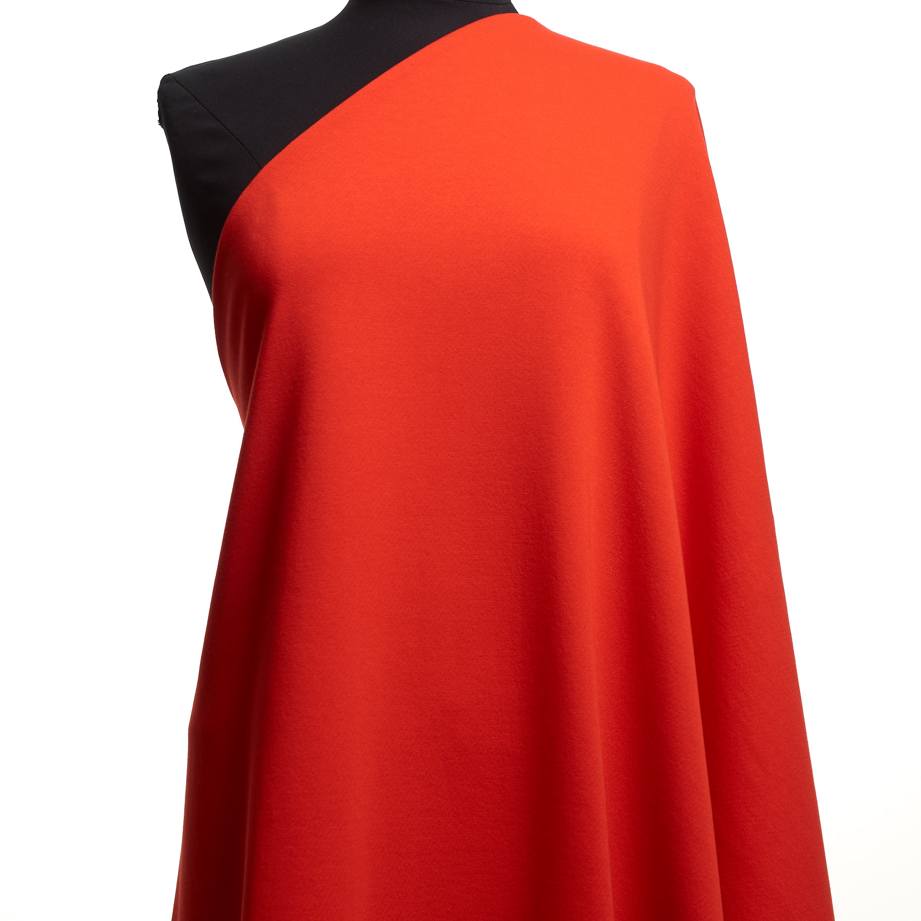 JERSEY, FRENCH TERRY, COTTON, POPPY RED (F000038692) - Mannequin