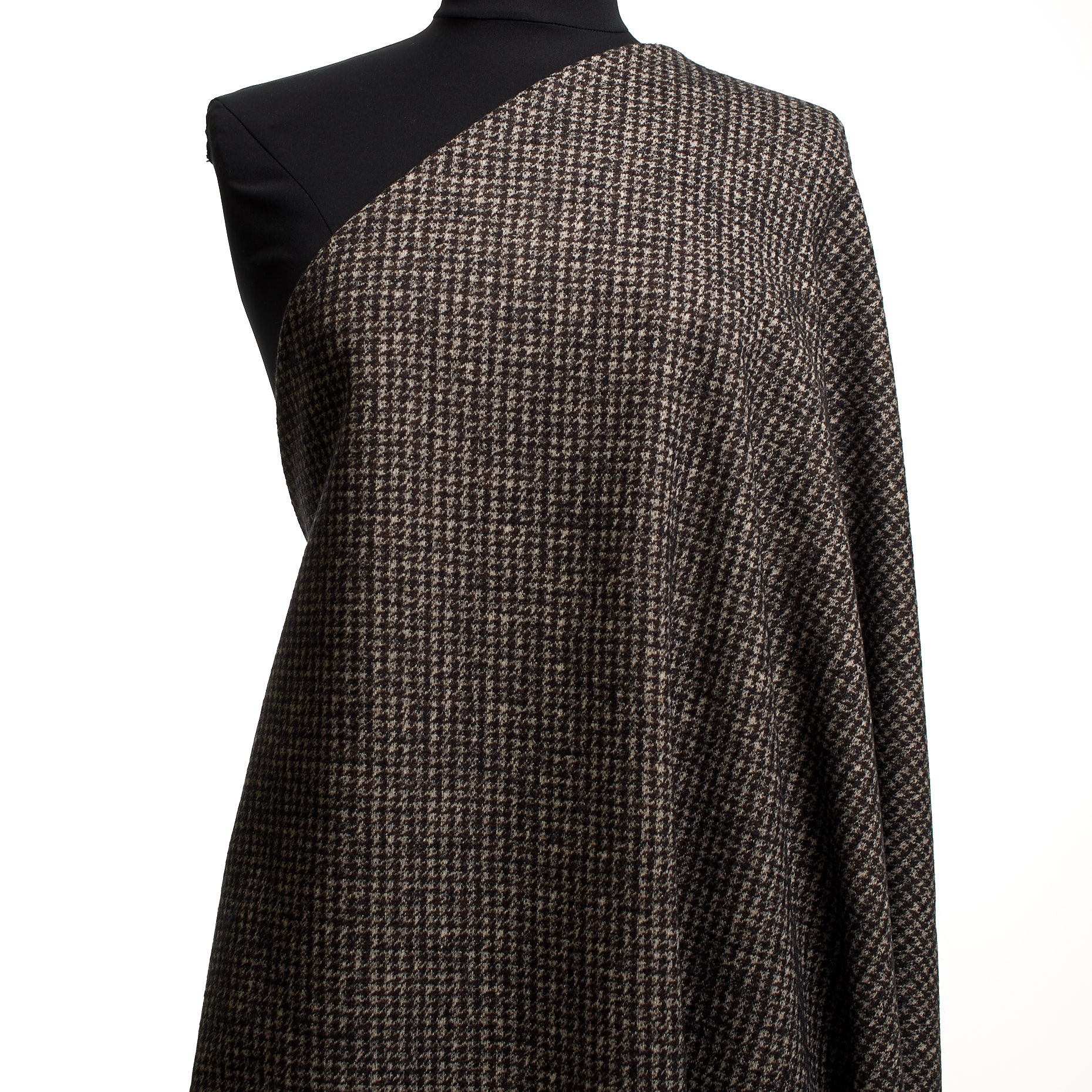 JERSEY, JACQUARD, VIRGIN WOOL, COFFEE QUARTZ&ALMOND MILK (F000044404) - Mannequin