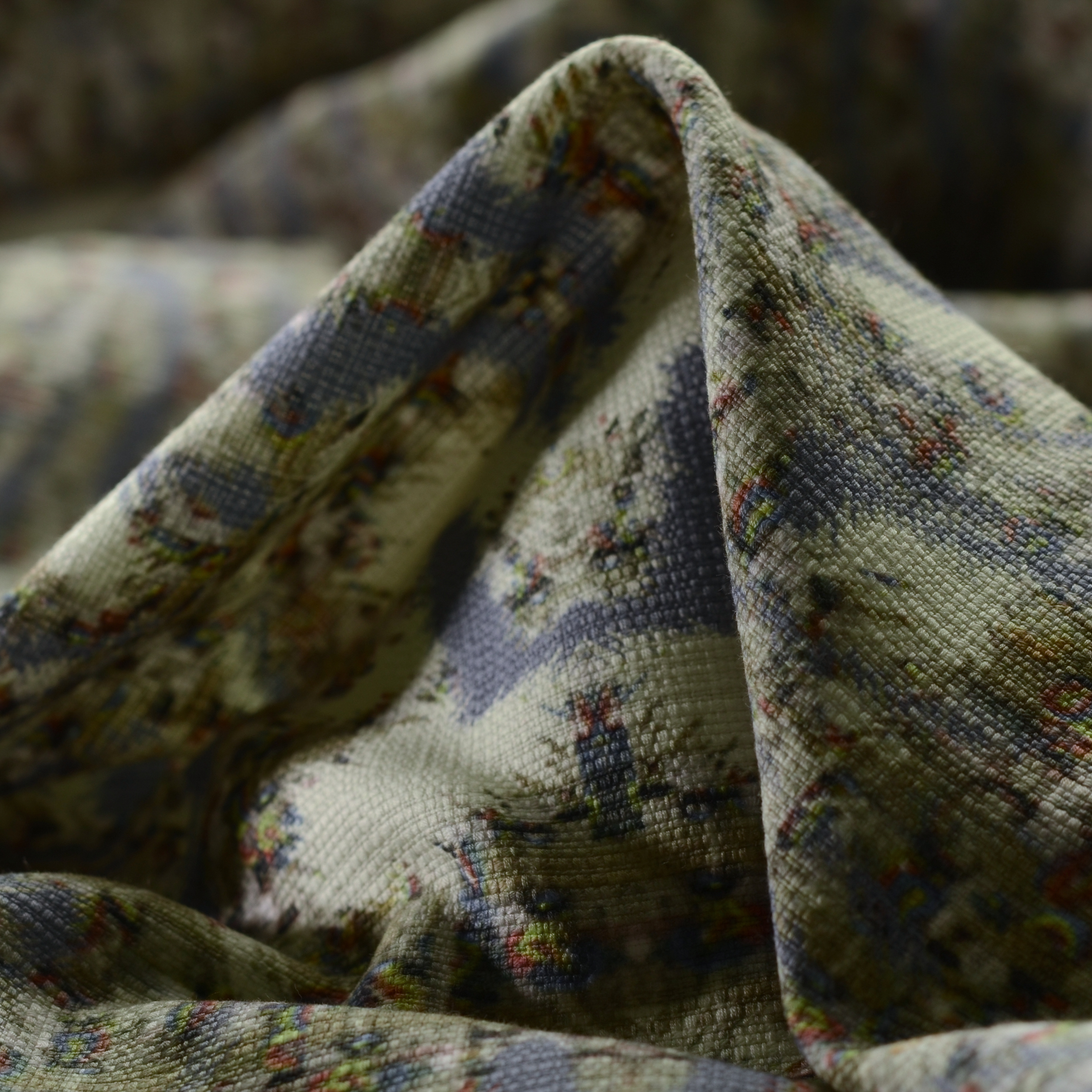 CANVAS, COTTON ELASTIC, PRINTED, MULTICOLOR (F000018958)