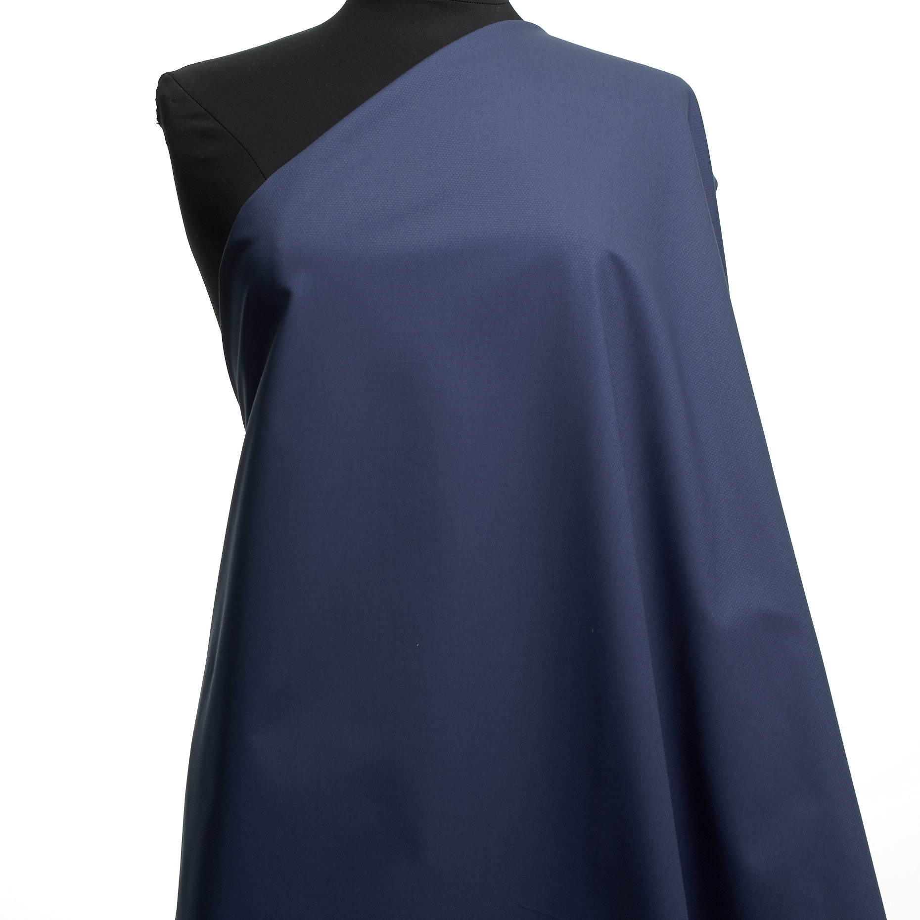 Bawełna, Stretch, Mikrostruktura, Indigo Blue (F000037883) - Manekin