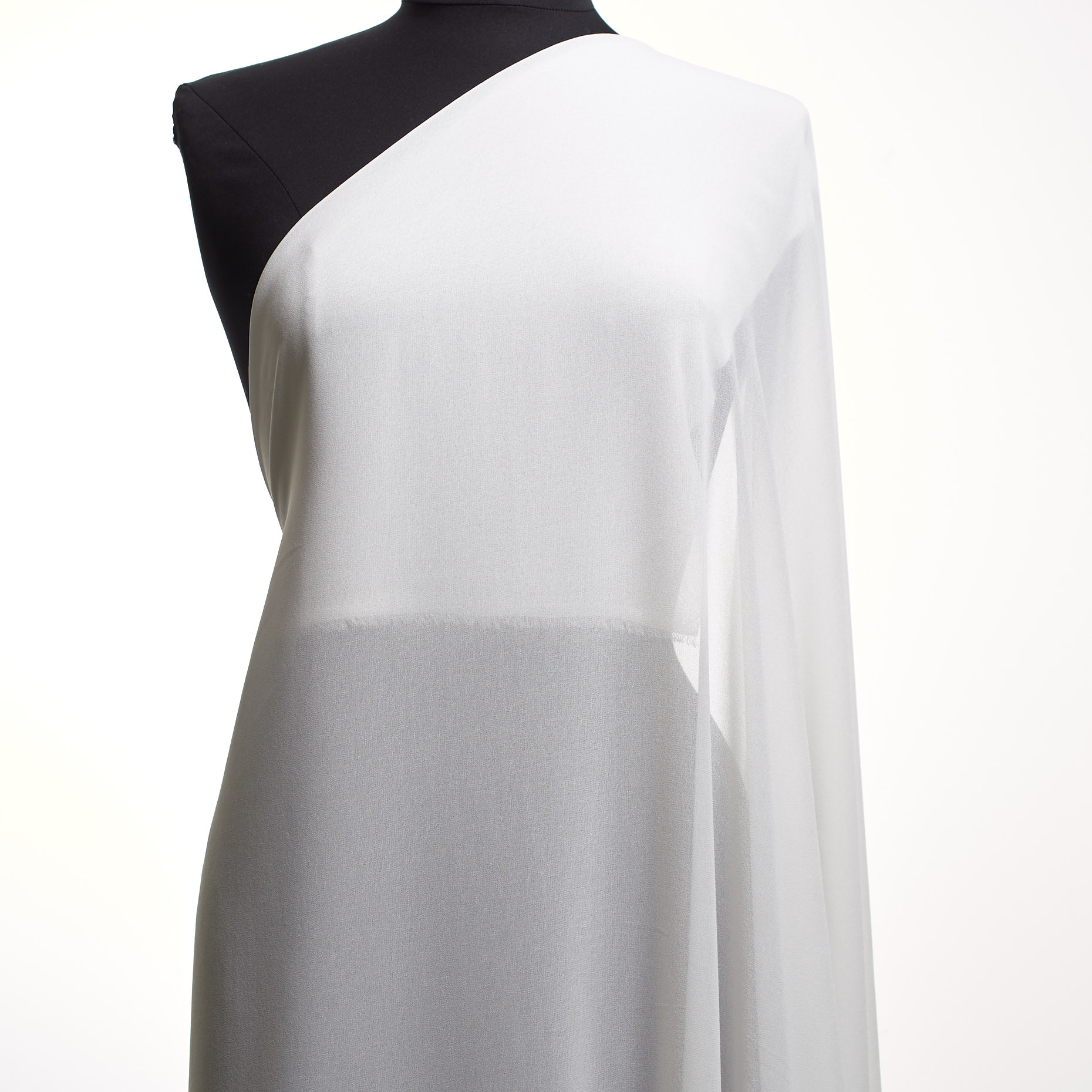 Chifón, Trasparente, Transparente, Brilliant White (F000040326) - Maniquí