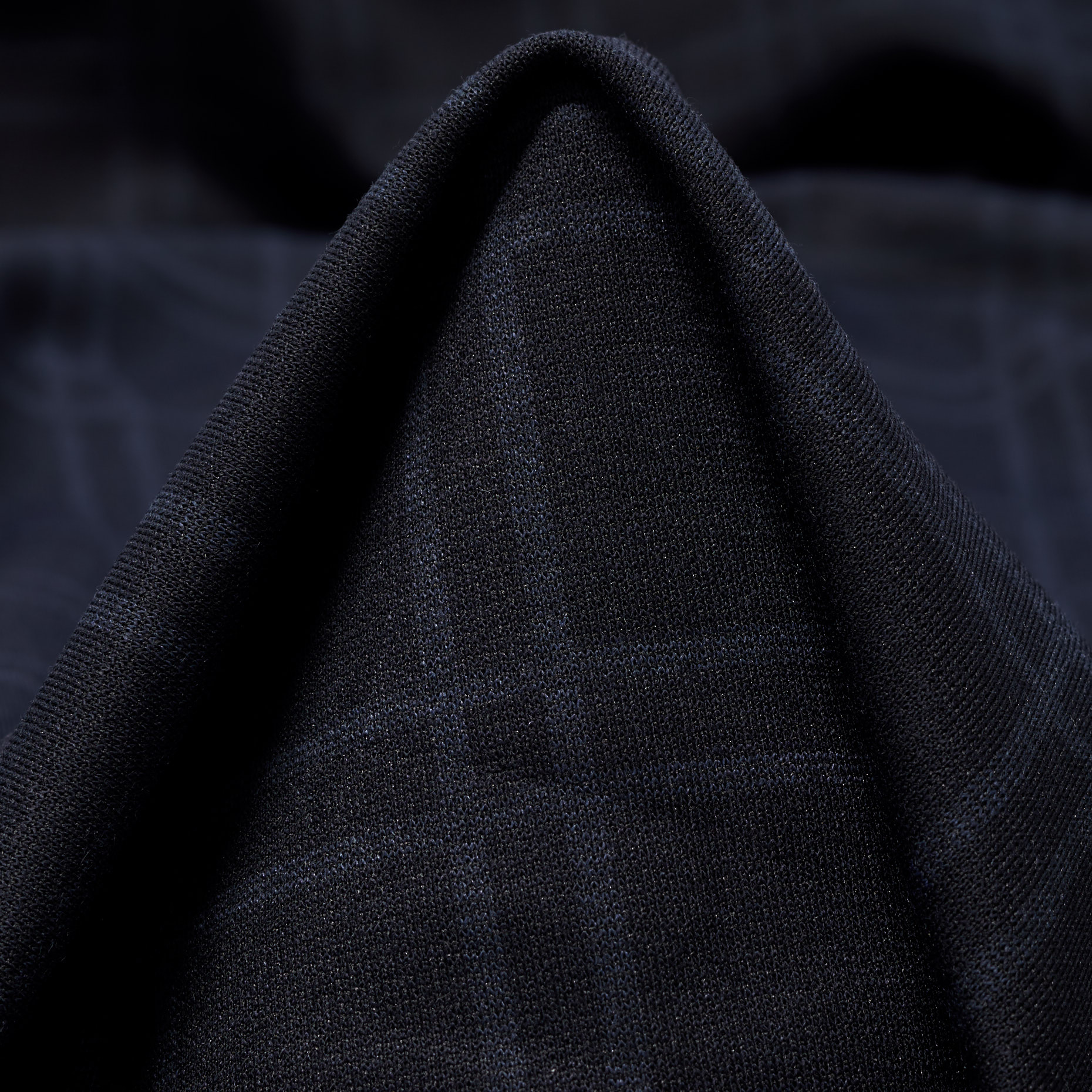 Jersey, Viskose Mix, Karo, Parisian Night&Blue Indigo