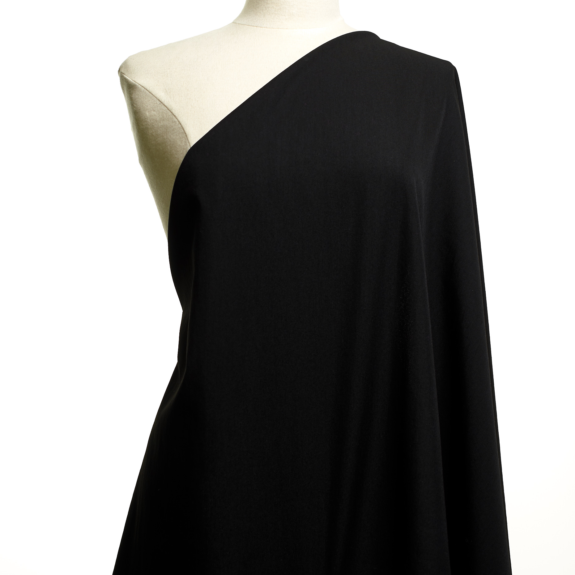 TWILL, WOOL, RAVEN BLACK (F000049018) - Mannequin