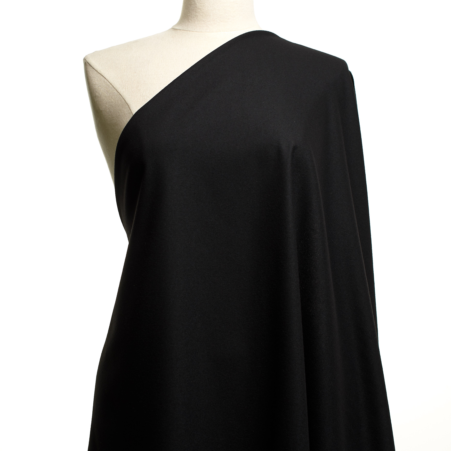 Flanelle, Laine, Mixte Viscose, Jet Black (F000047510) - Mannequin