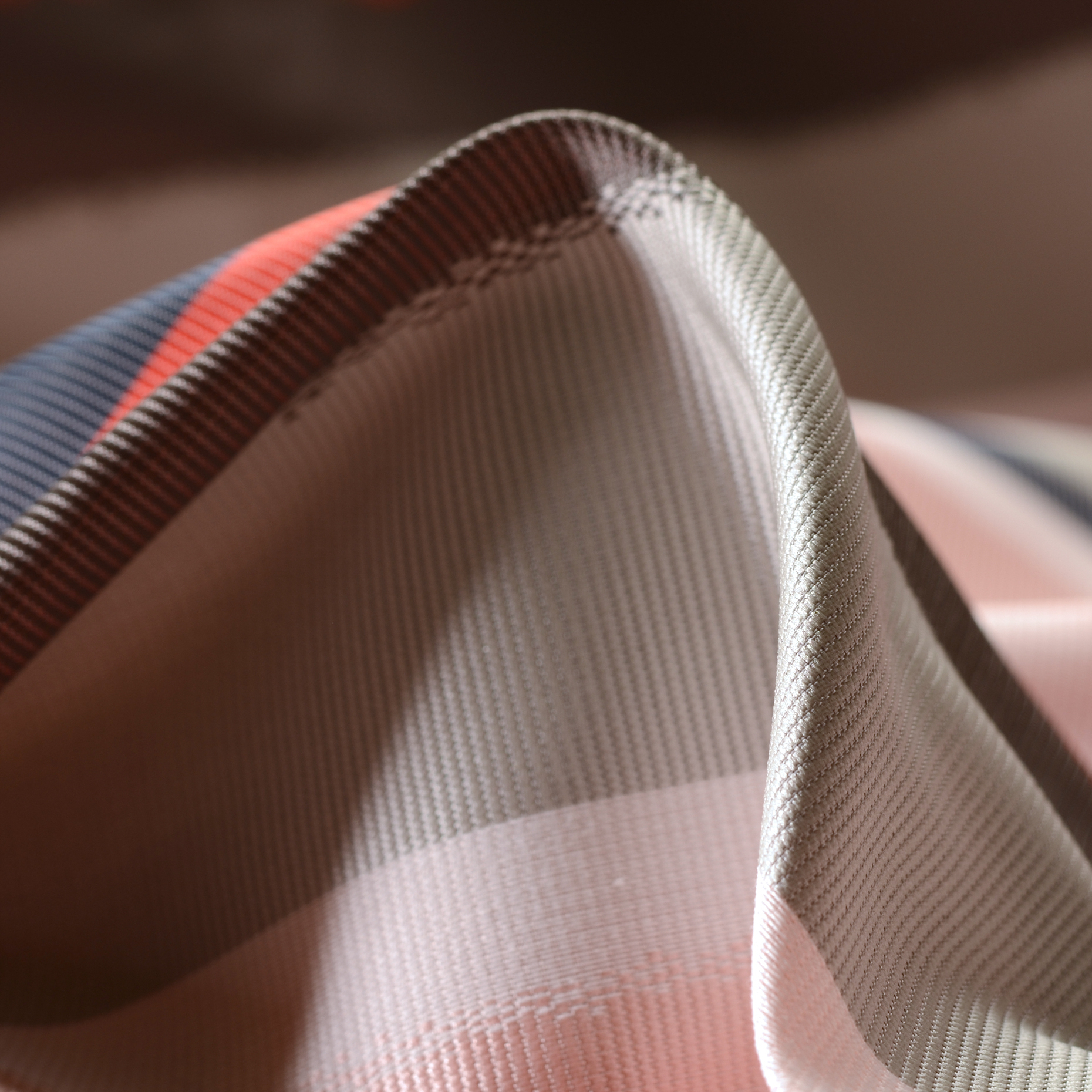 Żakard, Rzędy bloków, Strawberry&Midnight Blue (F000020109)