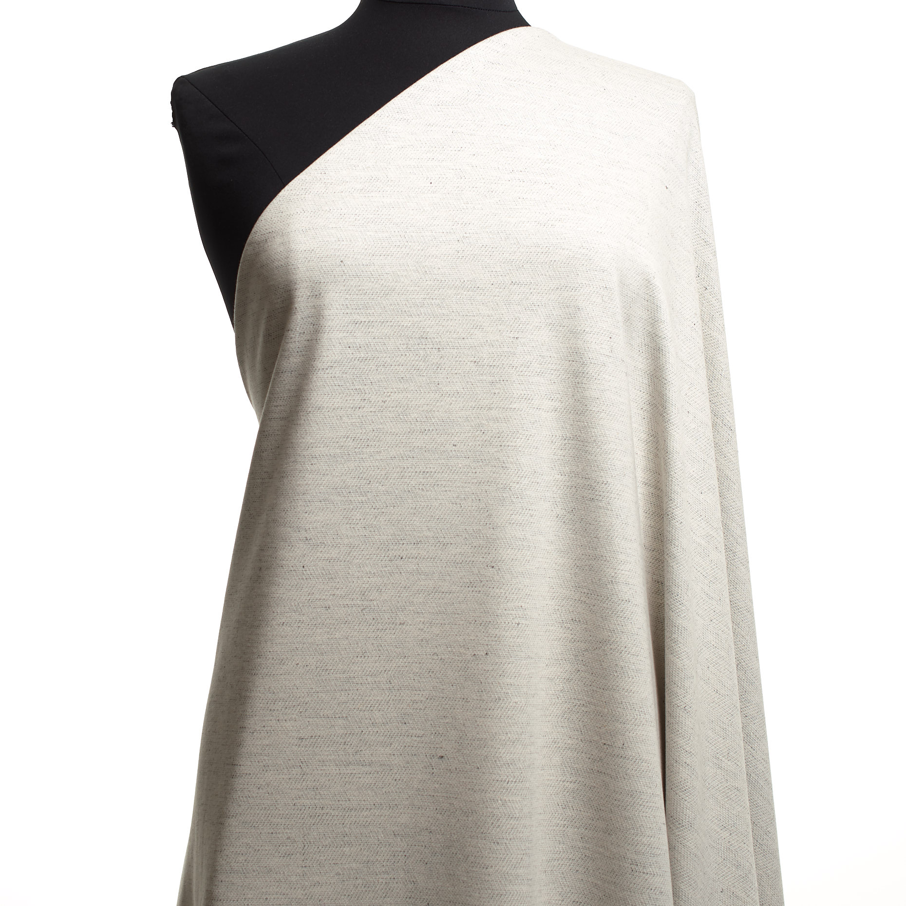 Jersey, Baumwolle, Melange, Vaporous Gray&Black Sand (F000032255) - Schaufensterpuppe