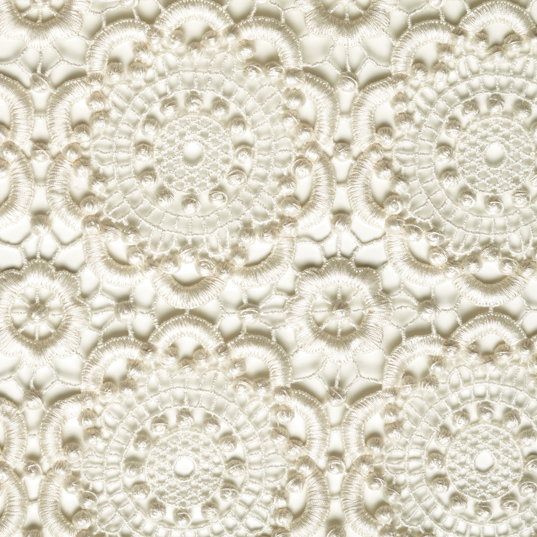 LACE, COTTON, FLORAL, IVORY (F000033862) - Texture