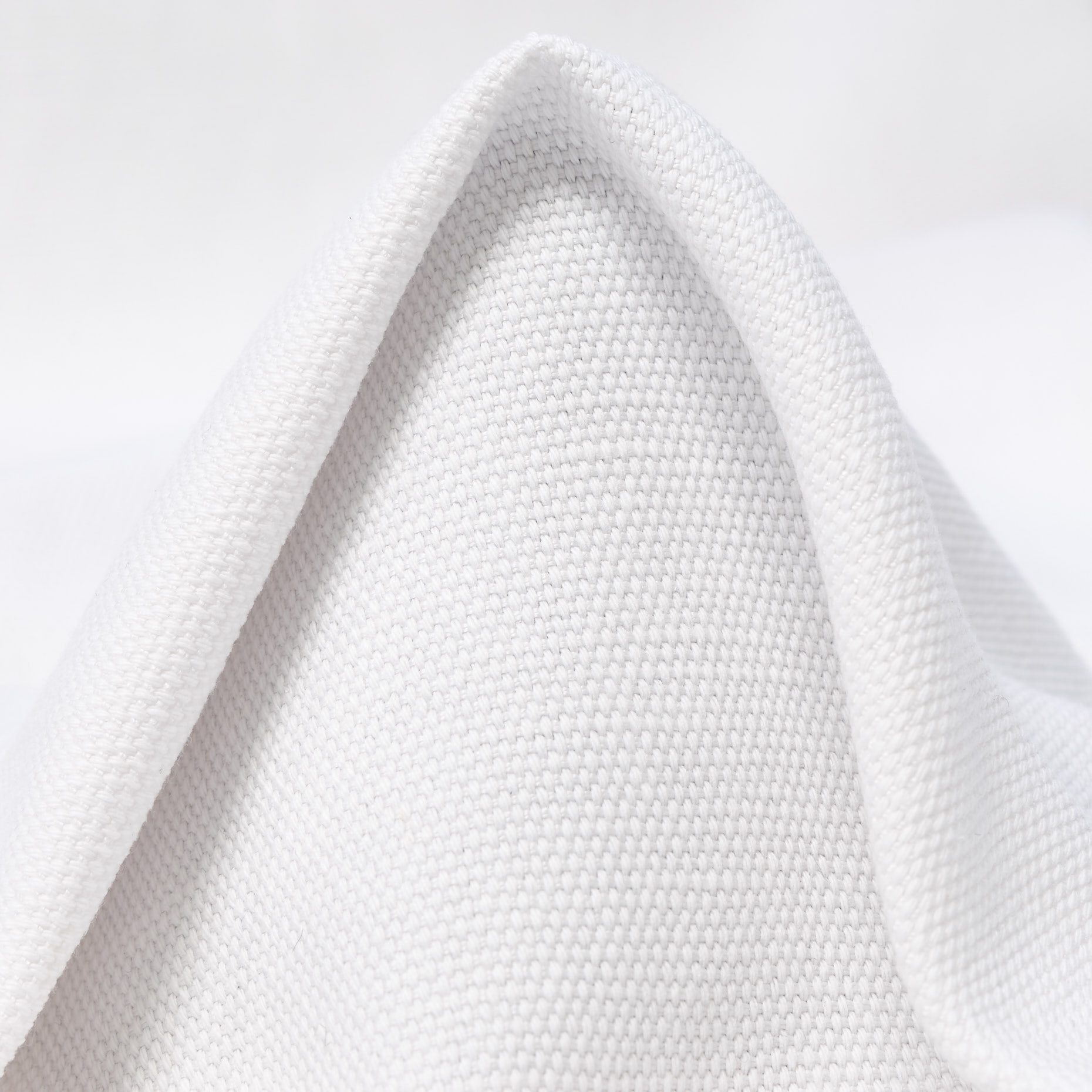 PIQUÉ, LINEN BLEND, COTTON, BRILLIANT WHITE