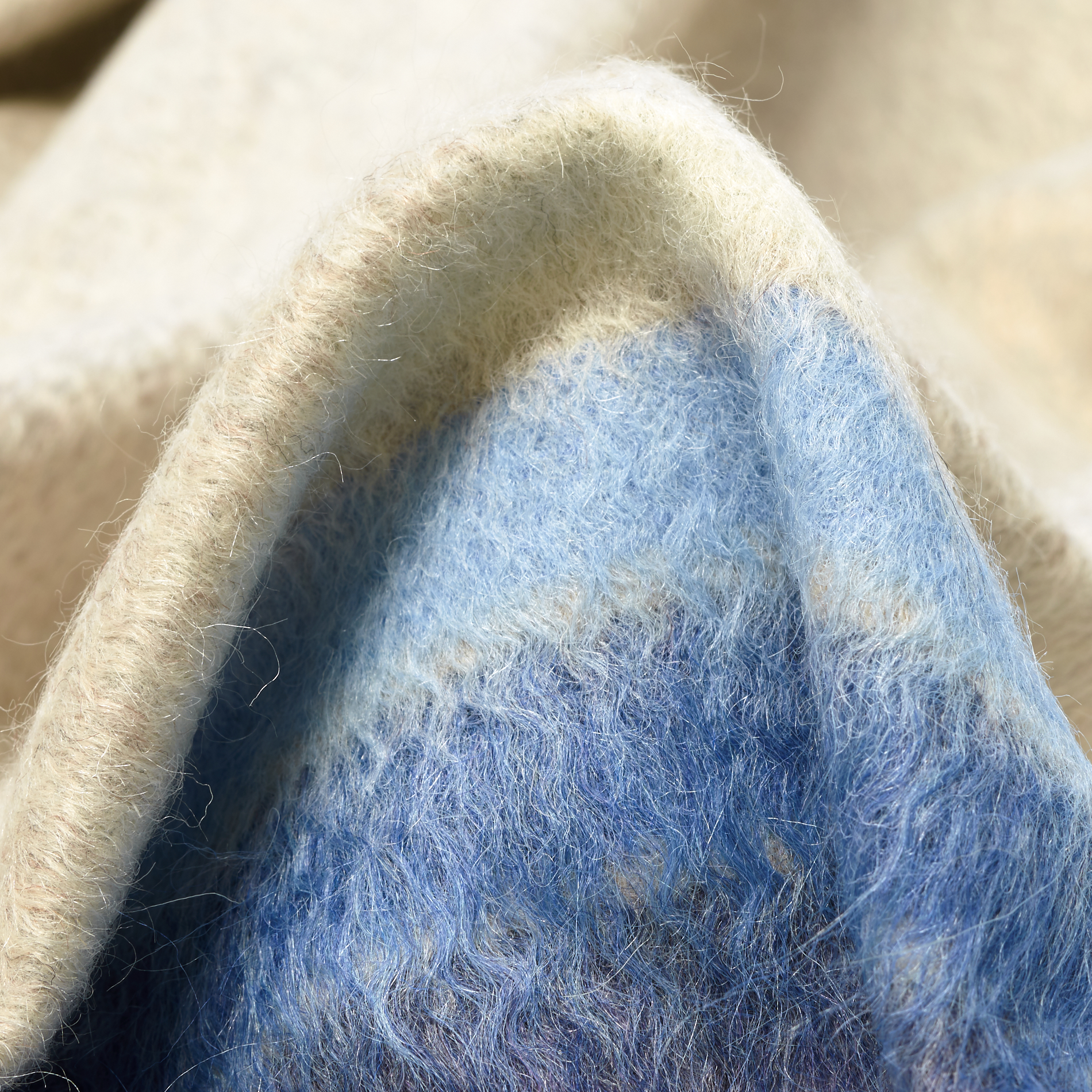 WOOL, MOHAIR, STRIPES, IVORY&RAIN WASHED BLUE (F000034806)