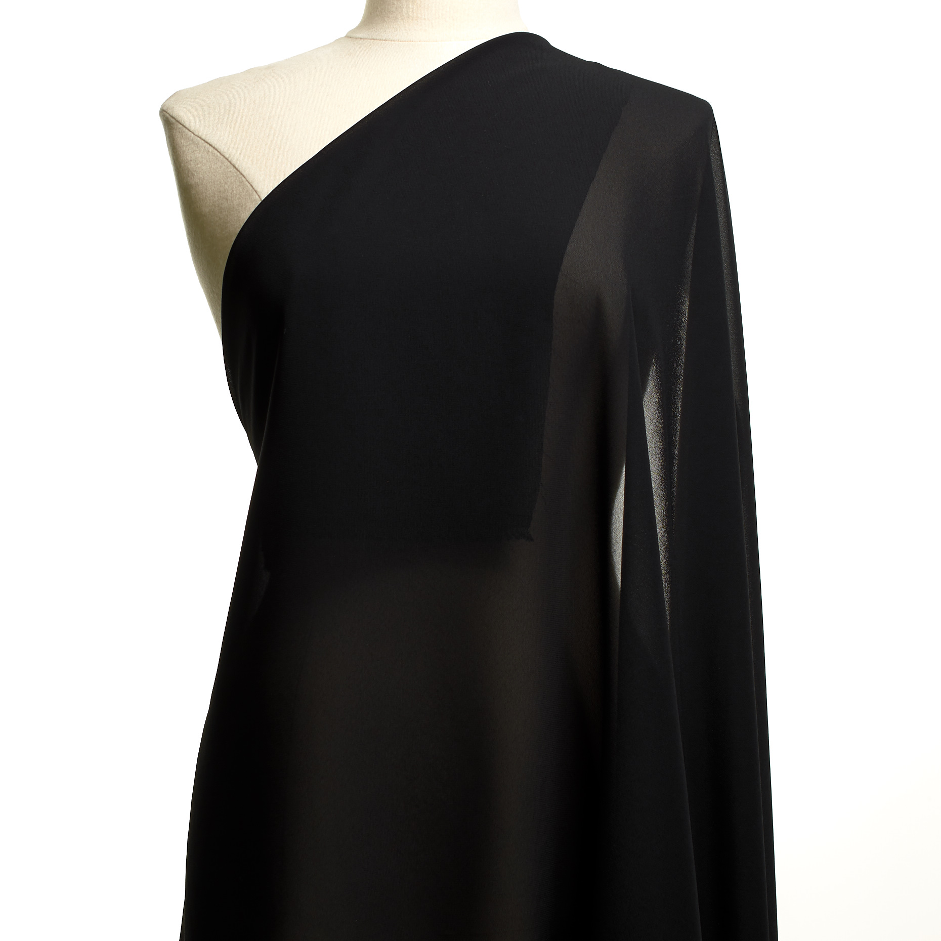 Crêpe, Trasparente, Jet Black (F000048462) - Maniquí