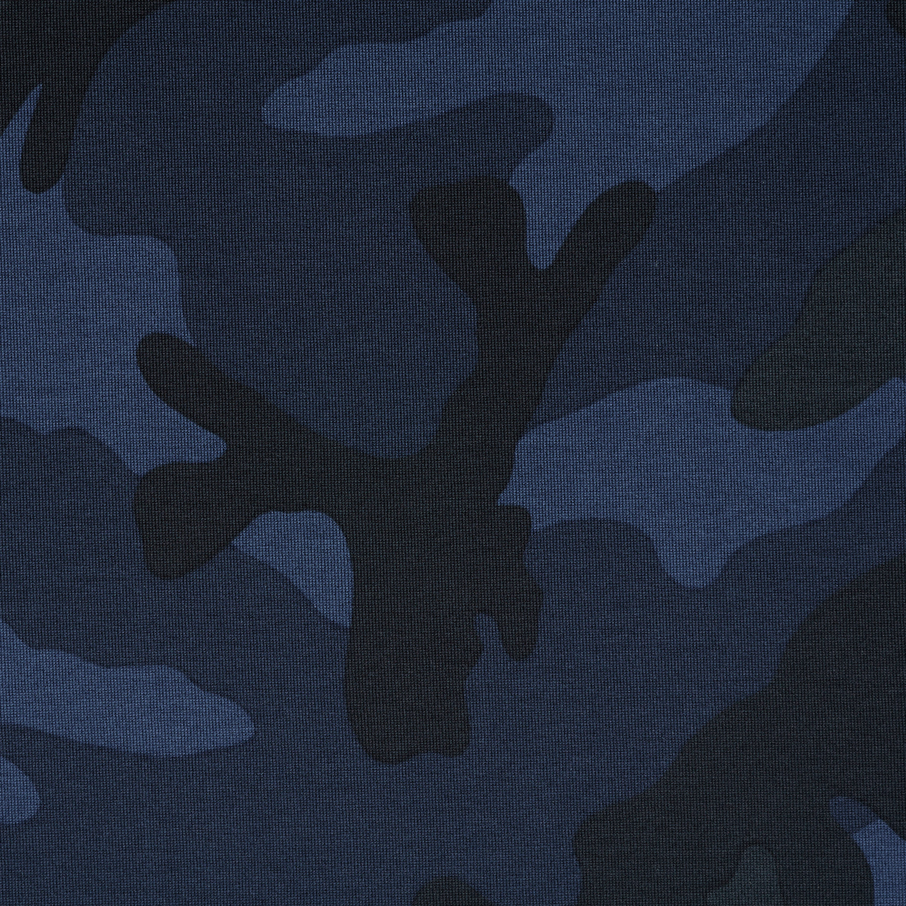 JERSEY, COTTON, PRINTED, RIVERSIDE&OMBRE BLUE (F000038184) - Texture