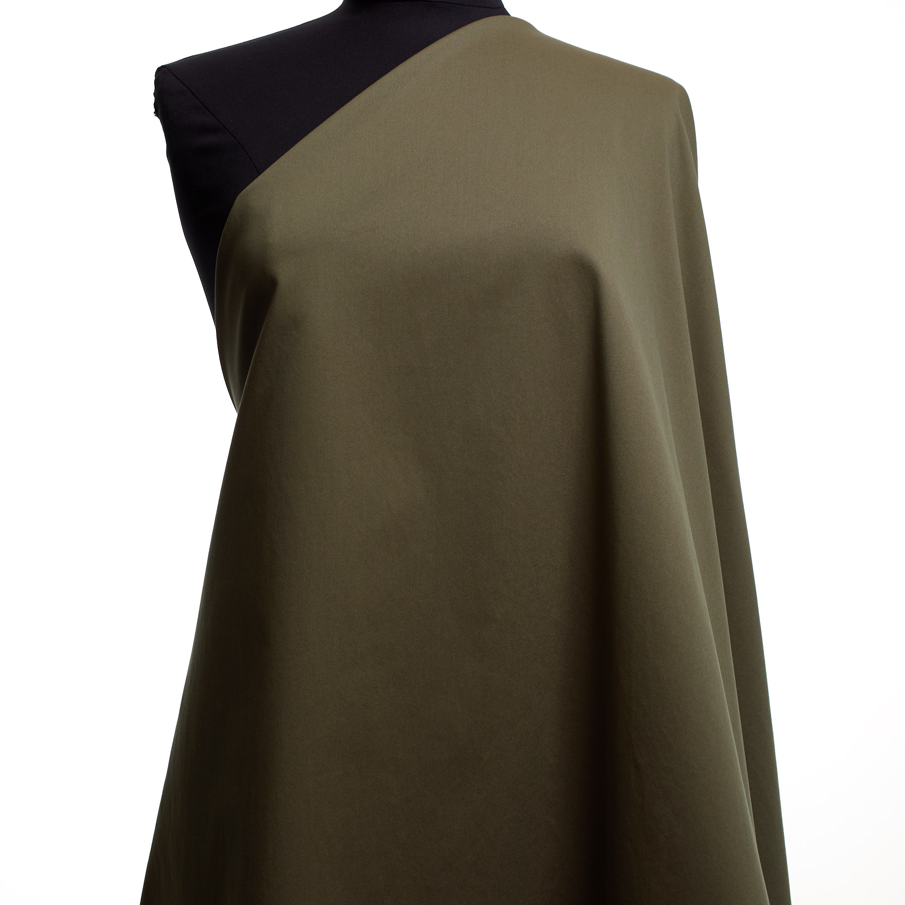 Твил, Хлопок, Стрейч, Dusty Olive (F000043036) - Манекен