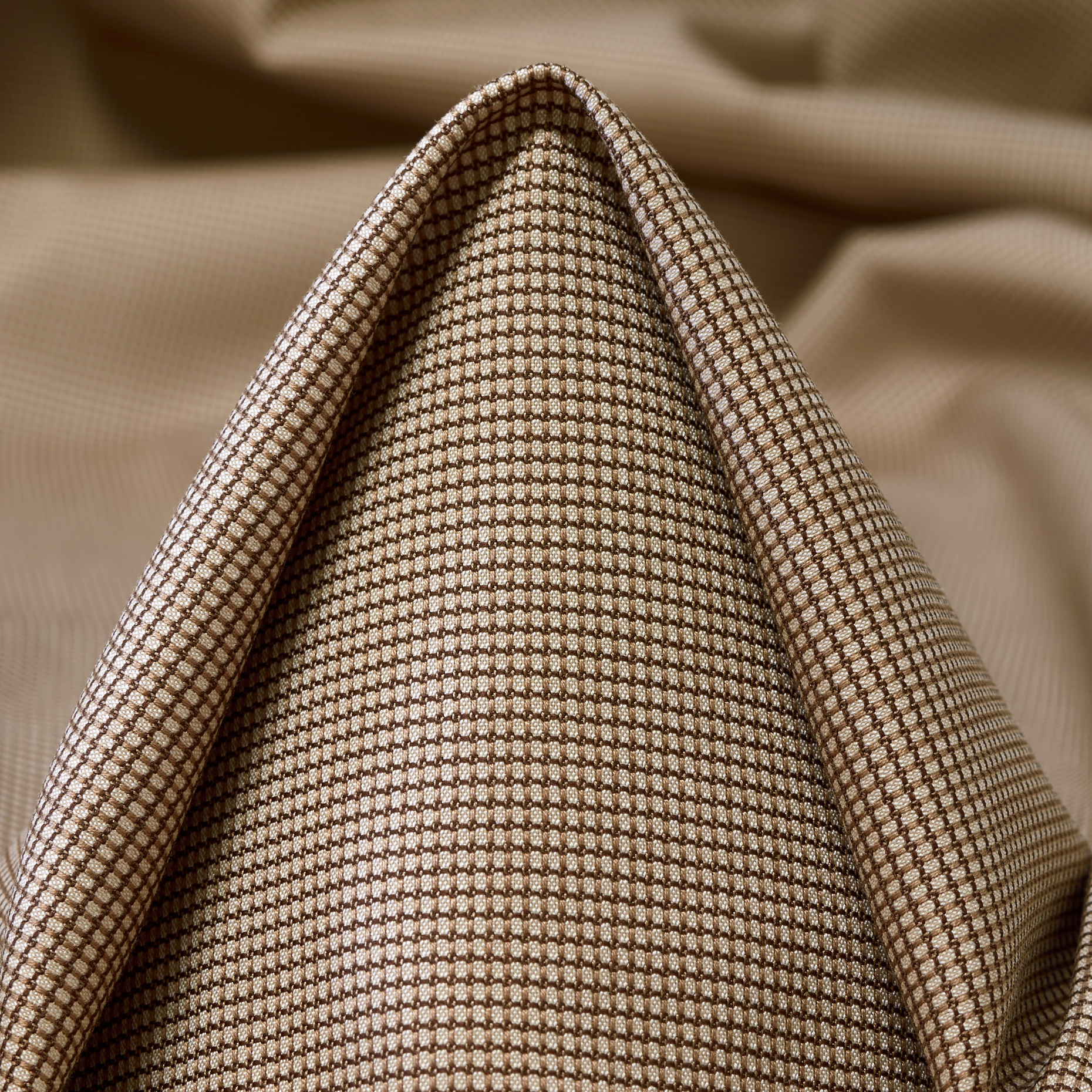 COTTON, MICRO DESIGN, ELASTIC, MARSHMALLOW&LIGHT TAUPE (F000015468)