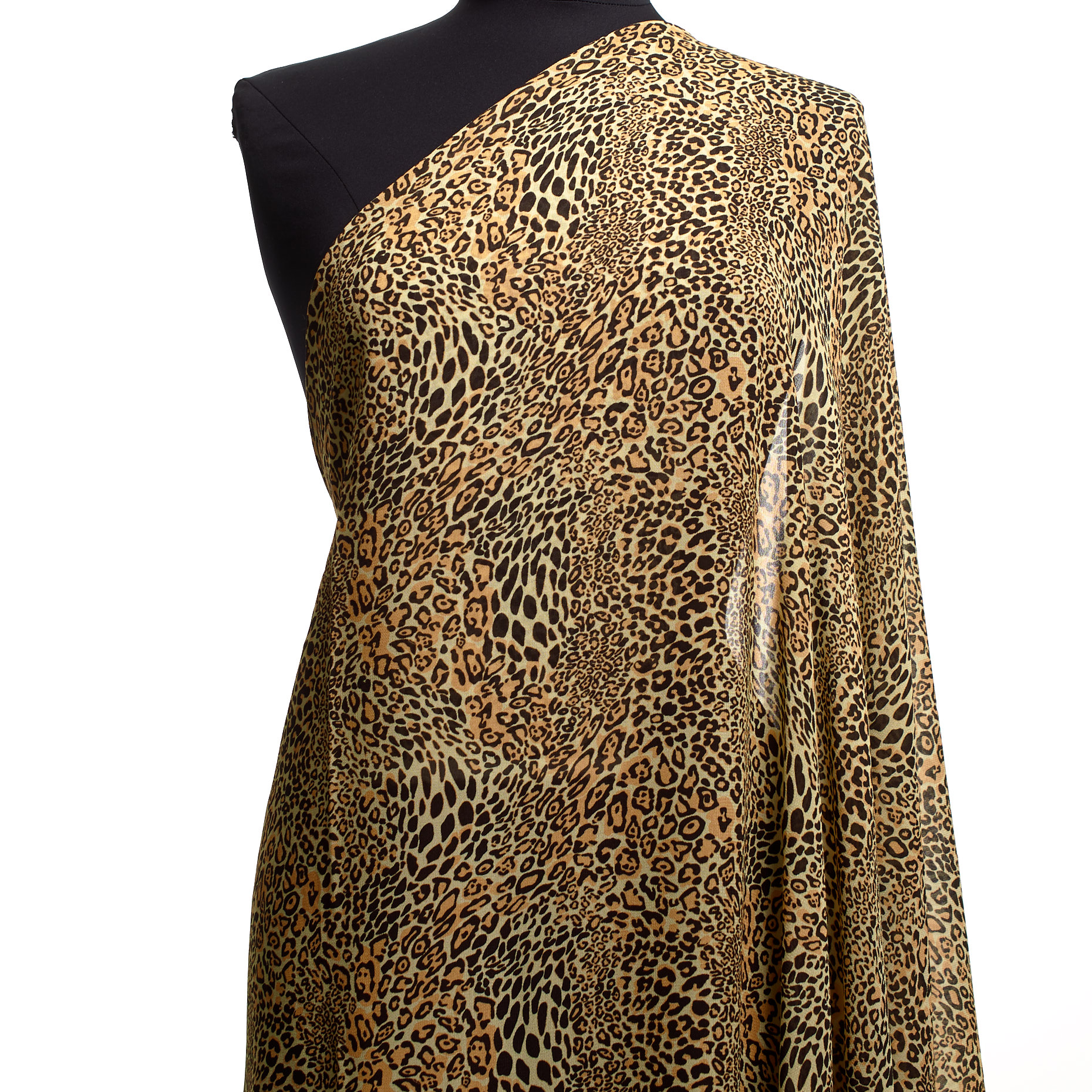 CRÊPE, VISCOSE, PRINTED, PEACH PINK&BISCOTTI (F000041489) - Mannequin