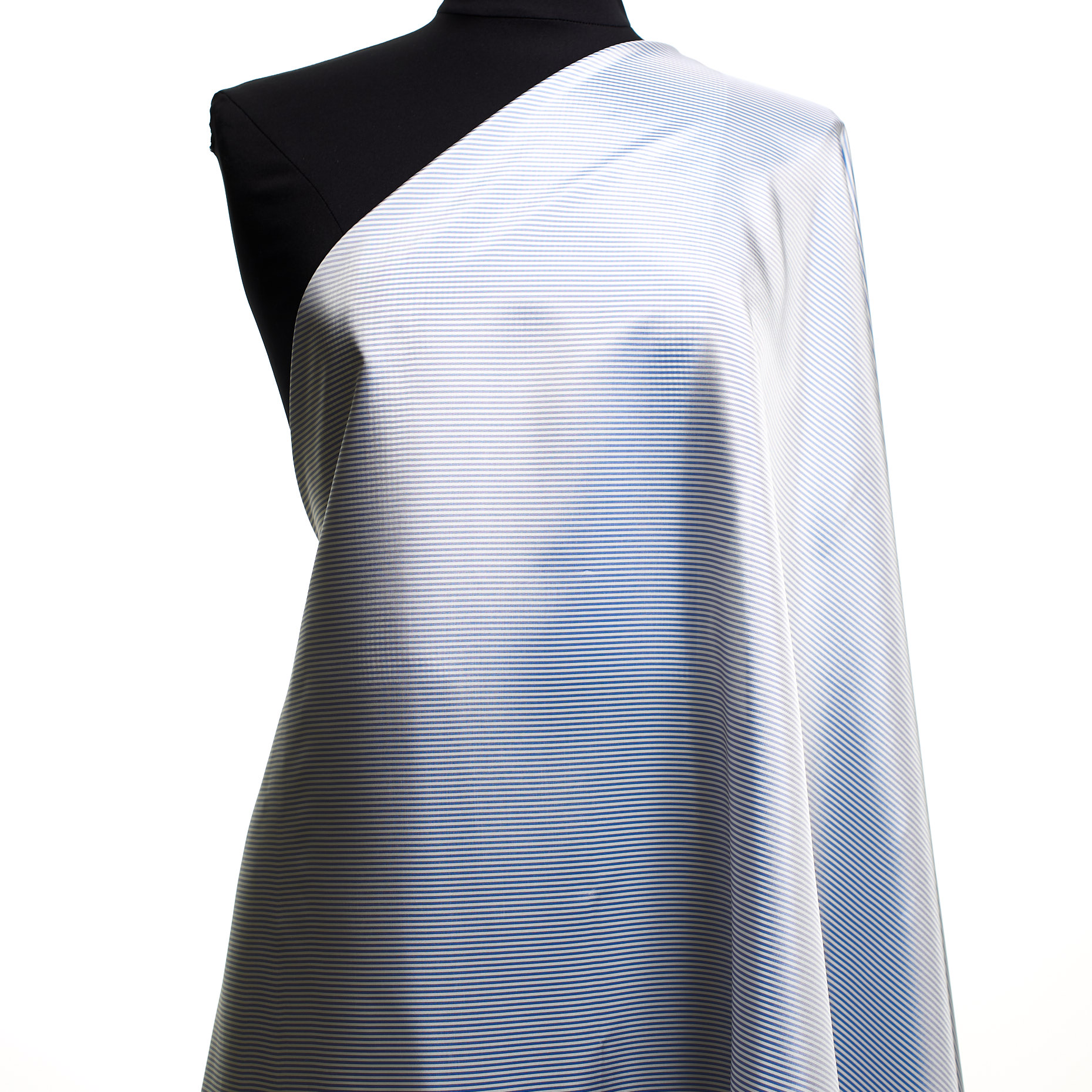 Подкладка, Вискоза, Полоска, Brilliant White&Rain Washed (F000043835) - Манекен