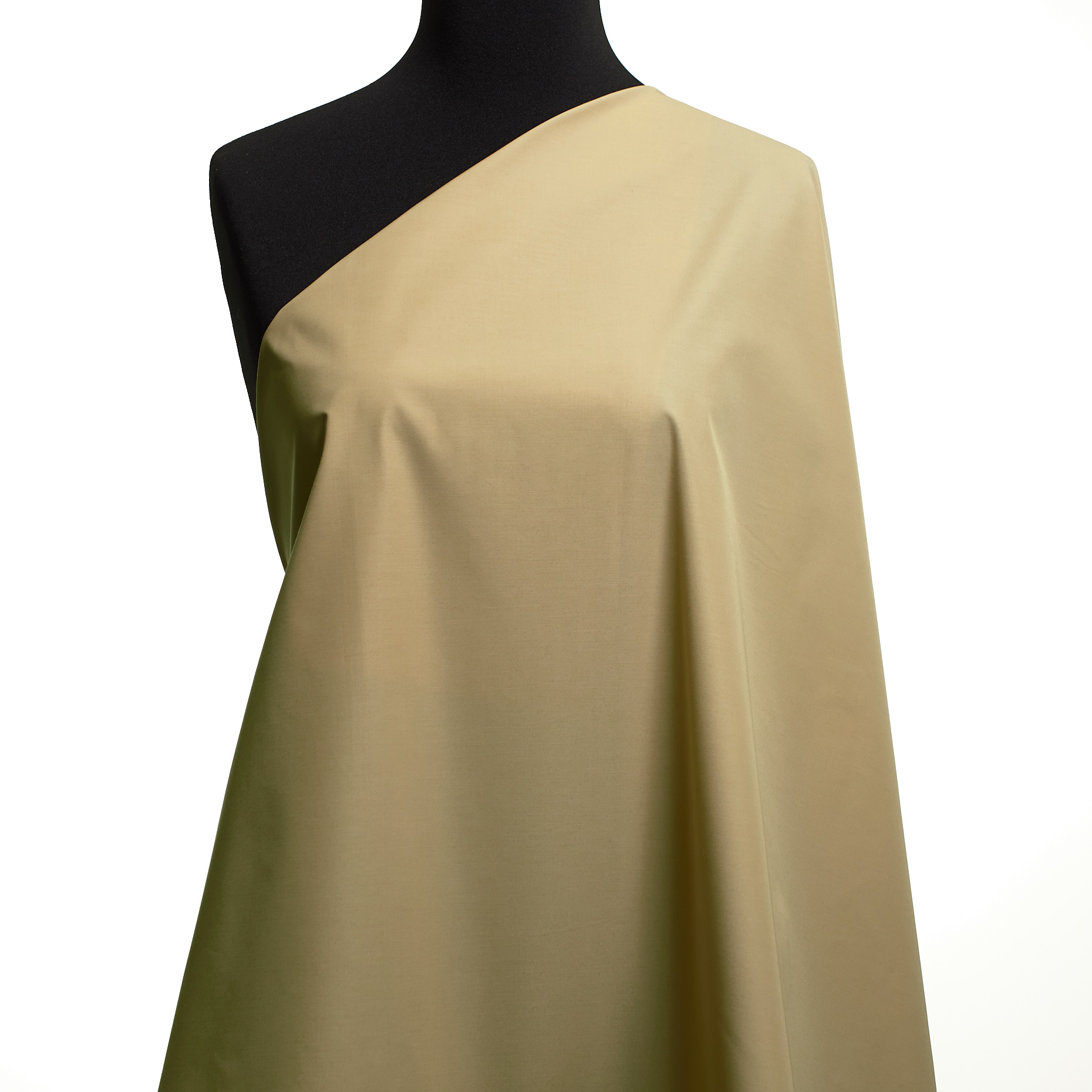 POPLIN, COTTON BLEND, BROWN RICE (F000048488) - Mannequin
