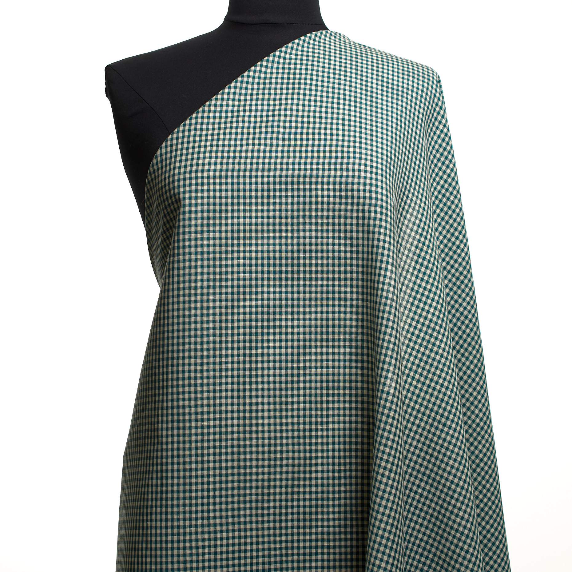 VIRGIN WOOL, LINEN BLEND, EVERGLADE (F000013075) - Mannequin