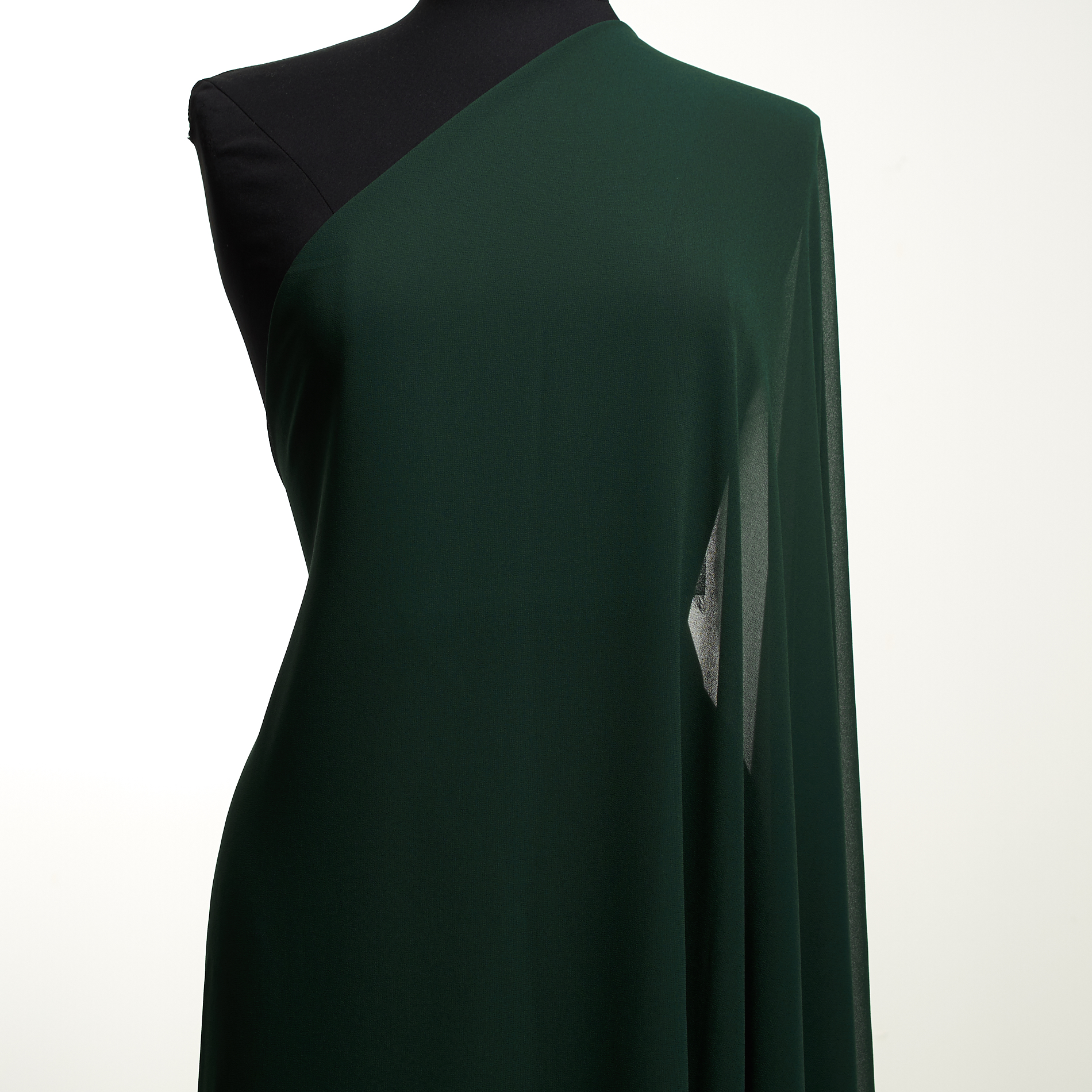 Chifón, Crêpe, Transparente, Sea Moss (F000032964) - Maniquí