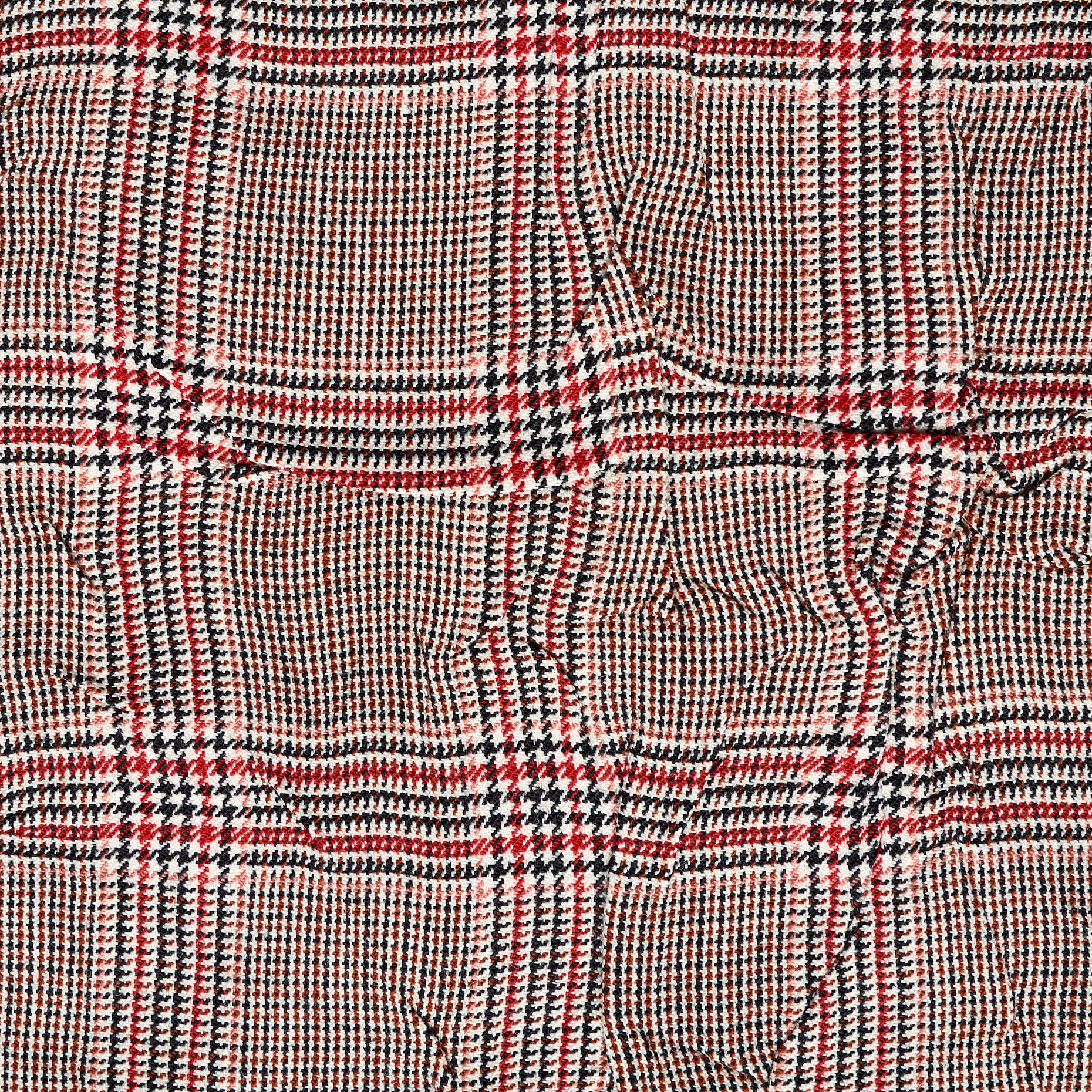 Crash, Lana Virgen, Cuadro, White Onyx&Marsala (T0000769) - Tejido