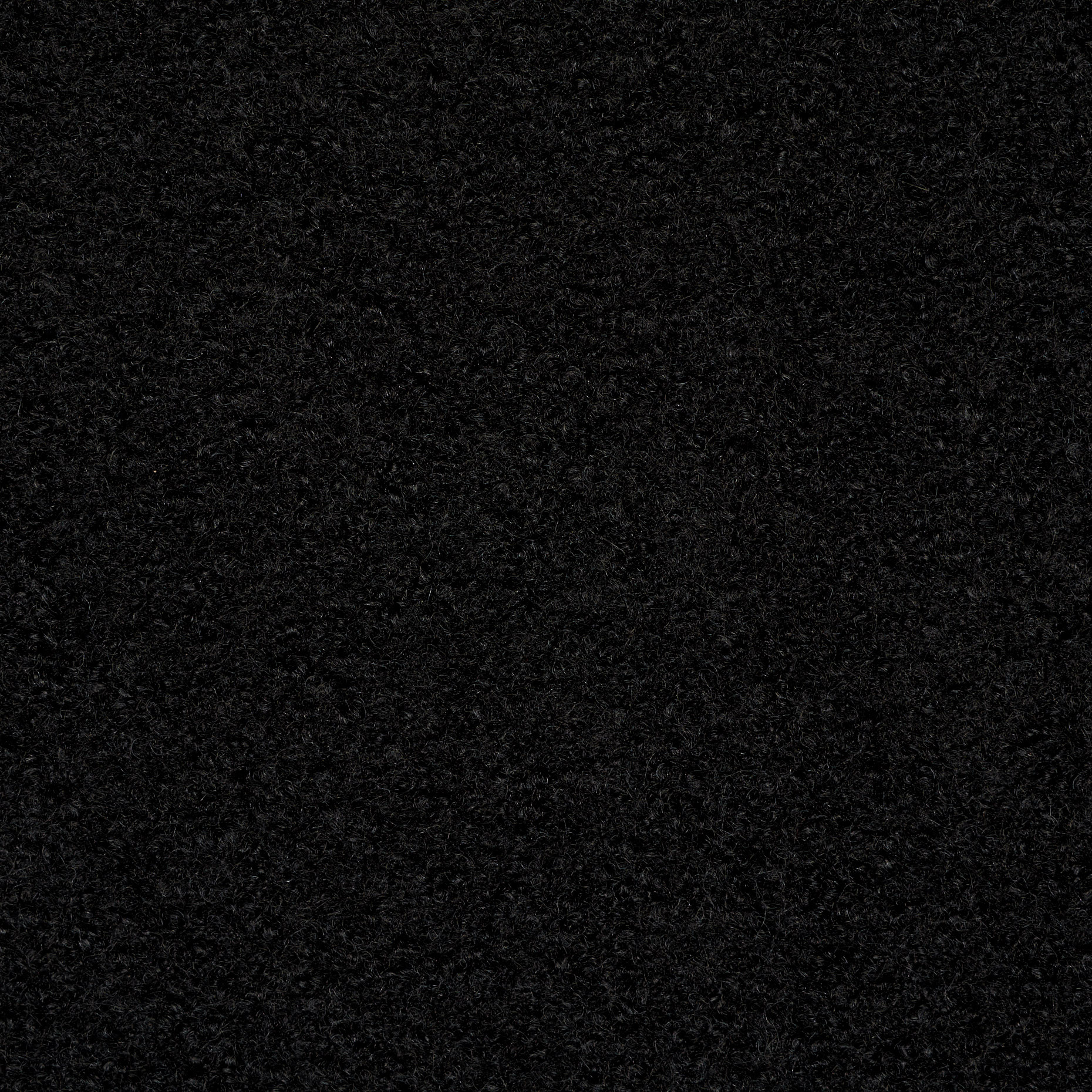 Gotowana wełna, Bouclé, Jet Black (T0000625) - Tkana