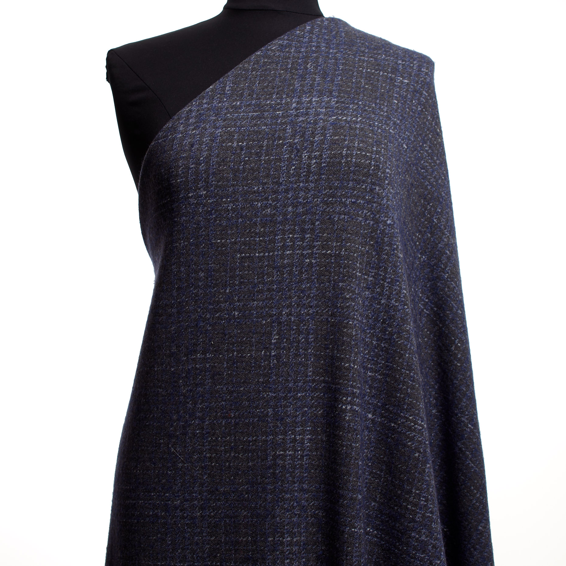 JACQUARD, JERSEY, HOUNDSTOOTH, STEEPLE GRAY&TRUE BLUE (F000043259) - Mannequin