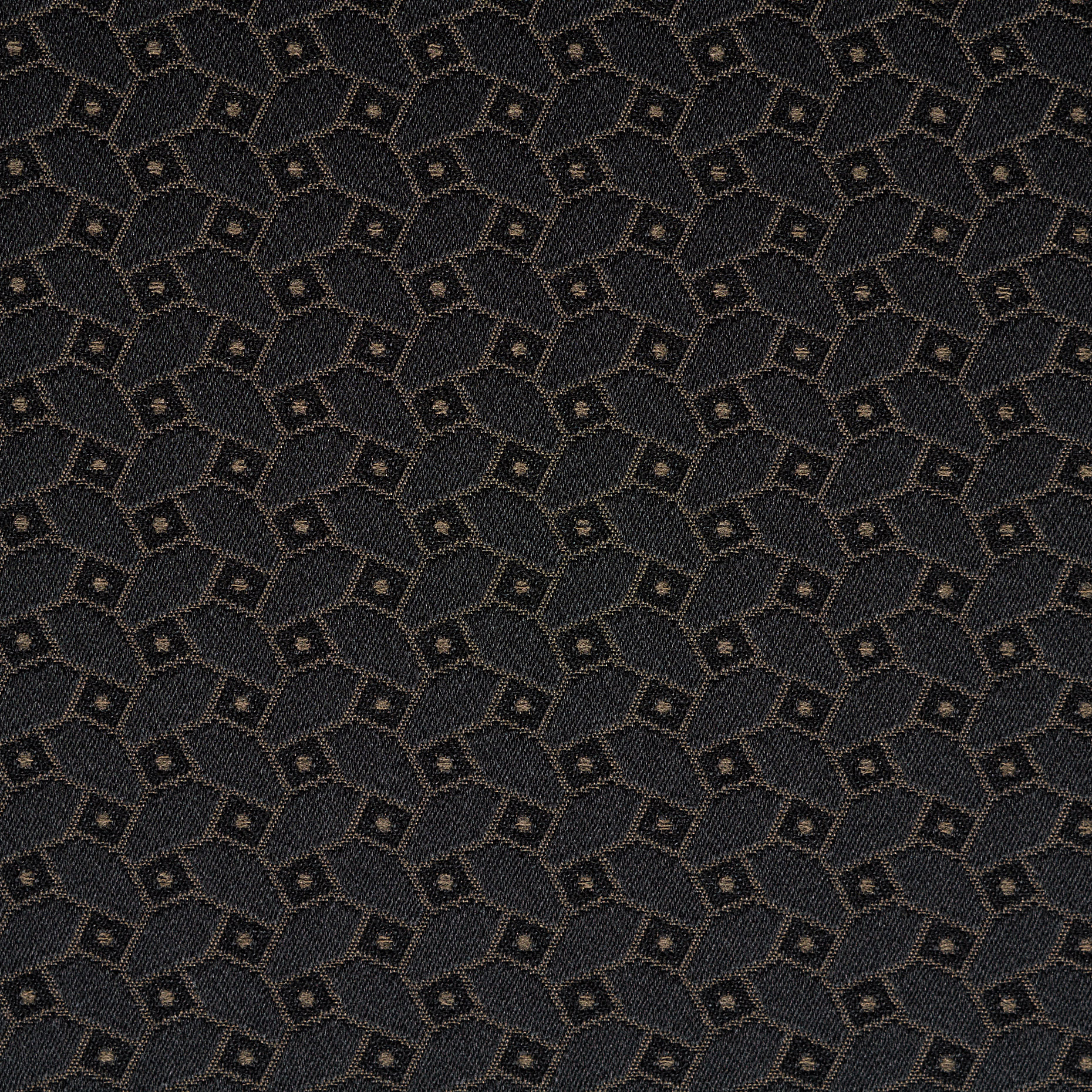 Jacquard, Elastik, Geometrisches Design, Tobacco&Black (F000042570) - Gewebe