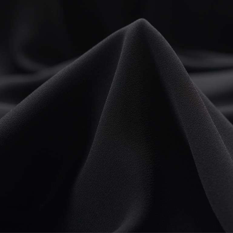 Crêpe De Chine, Raven Black (F000030341)