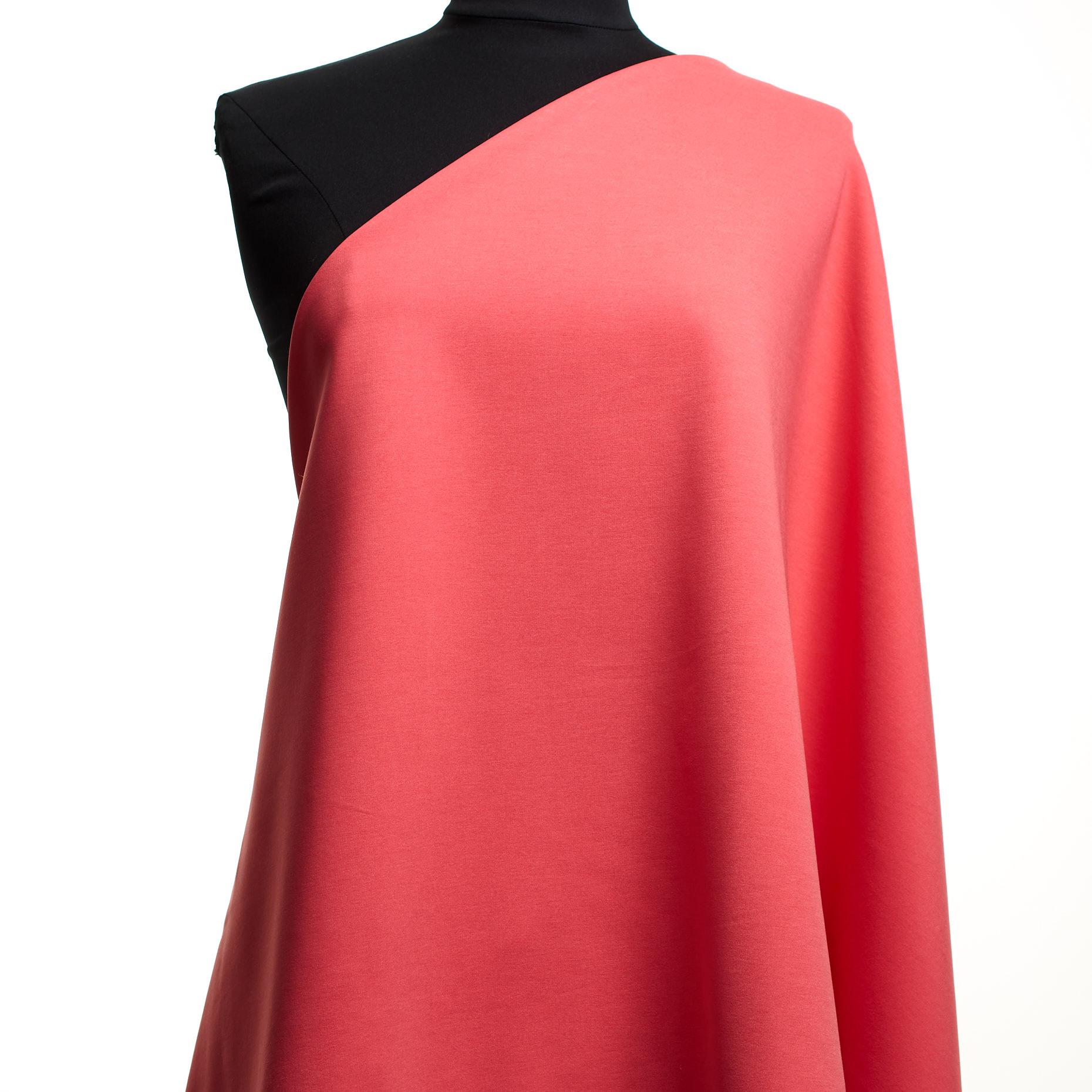 Трикотаж, Пунто Милано, Вискоза, Deep Sea Coral (F000045367) - Манекен