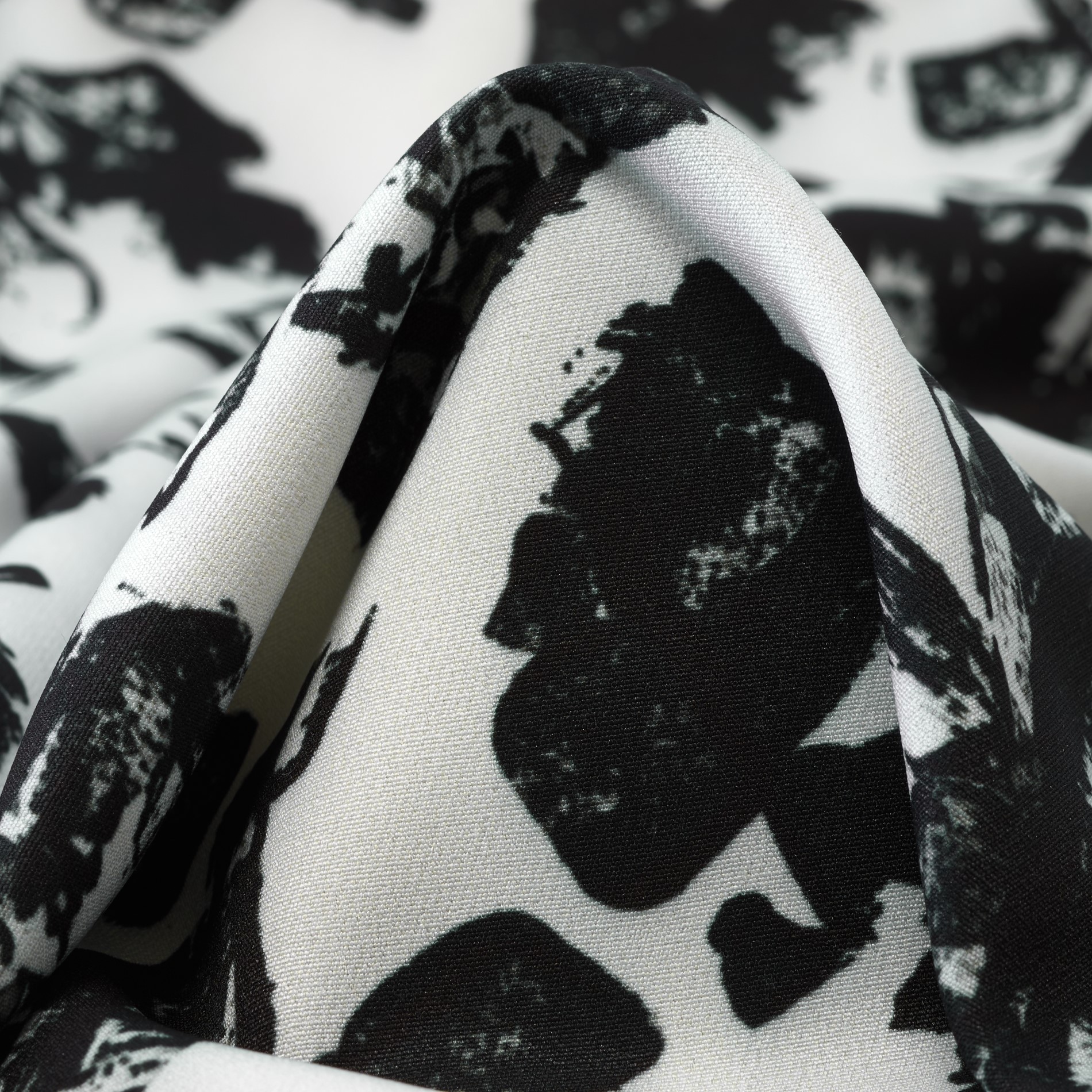 TECHNO STRETCH, PRINTED, ARCTIC ICE&RAVEN BLACK (F000031364)