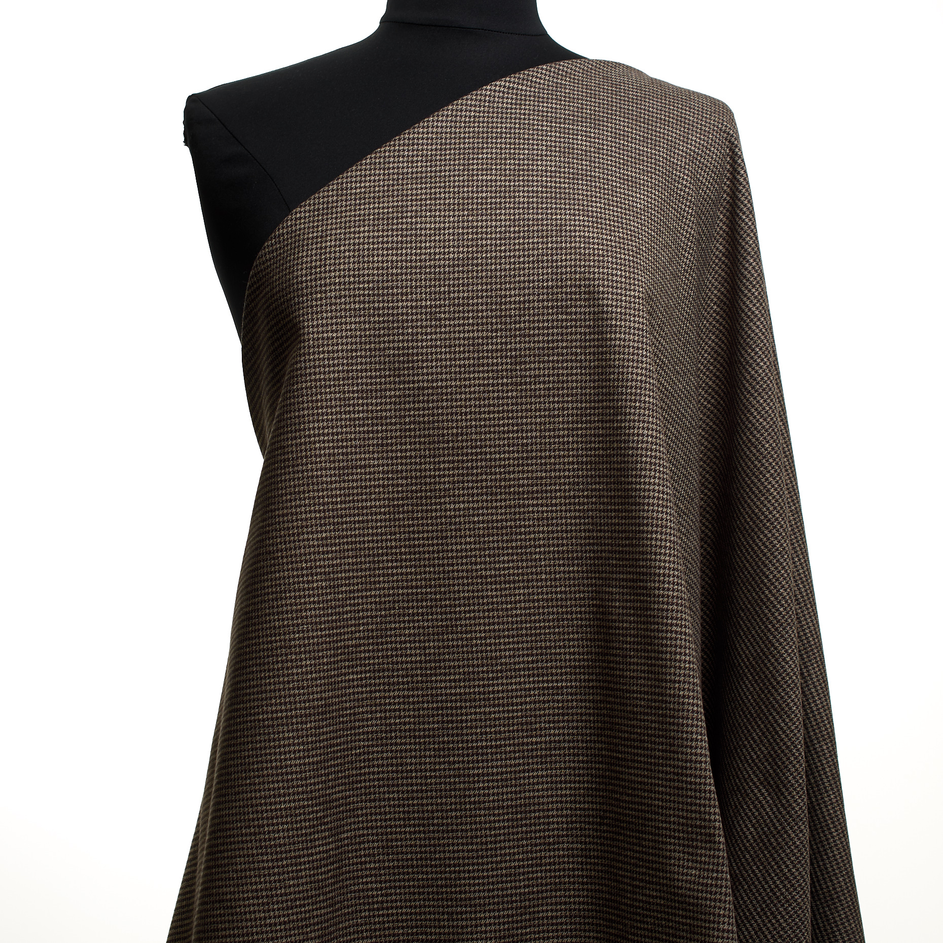 Cotone, Micro Design, Stretch, Black Olive (F000047963) - Manichino