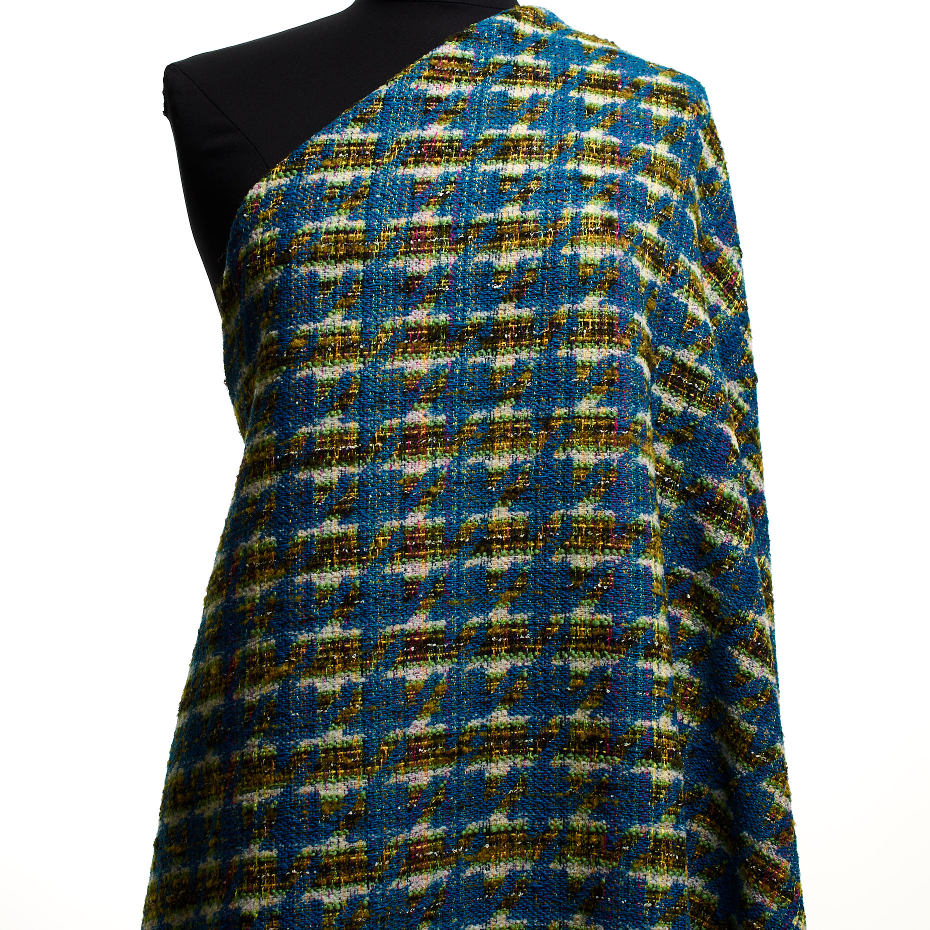 Bouclé, Chanel, Mediterranean Blue&Dried Herb (P000002890) - Manichino