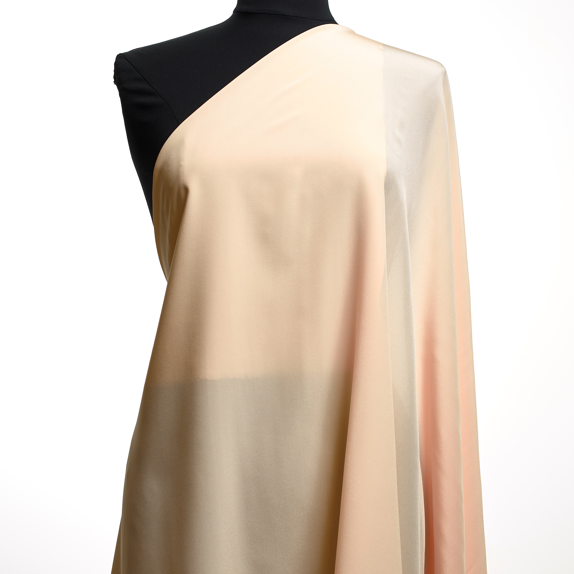 CRÊPE DE CHINE, SILK, SEA SALT (F000046571) - Mannequin