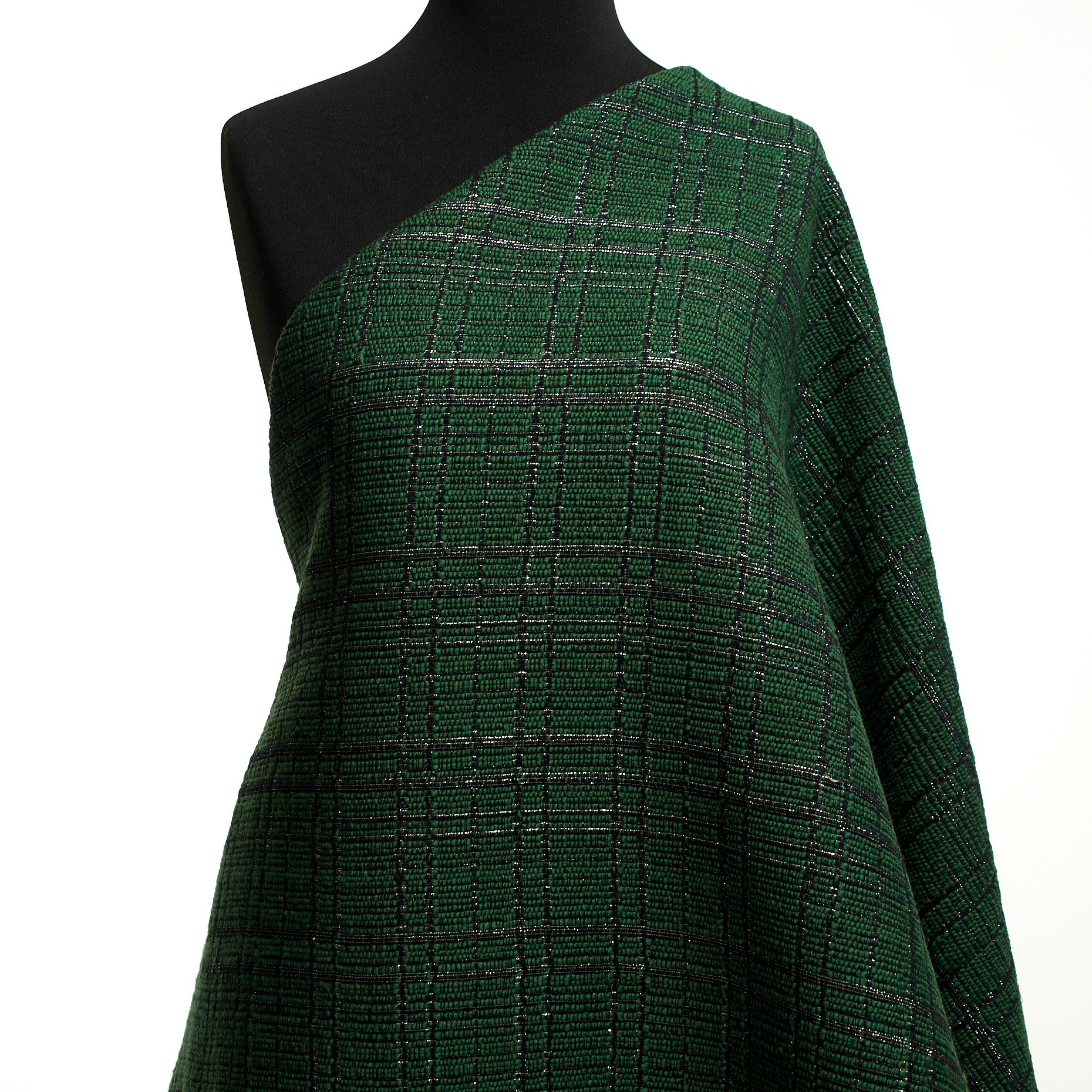 CHANEL, COTTON BLEND, LUREX, GREEN BEE&SILVER (F000049047) - Mannequin