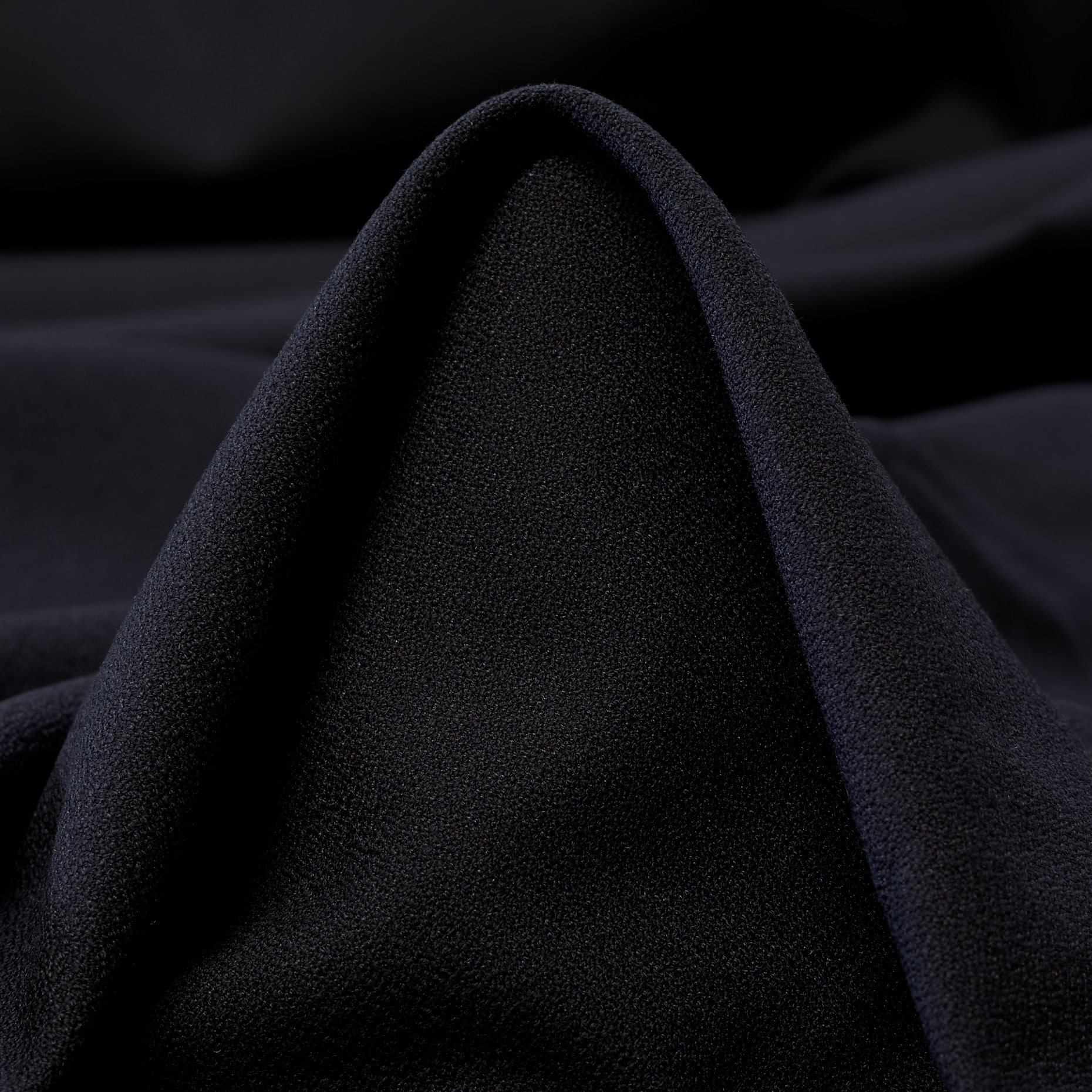 CRÊPE, VISCOSE BLEND, ELASTIC, JET BLACK (F000038385)