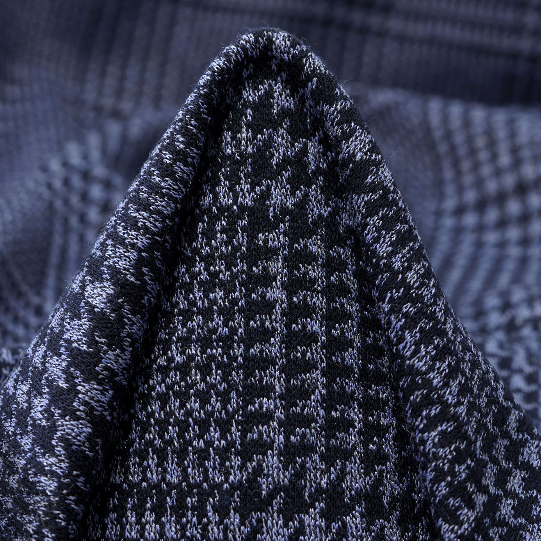 JERSEY, VISCOSE BLEND, CHECK, BLUE ICE&VULCAN (F000047736)