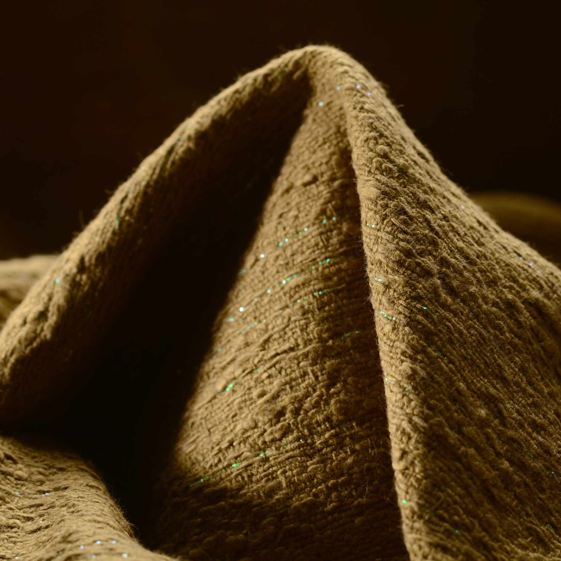 COTTON, SLUB YARN, METALLIC, DIJON&RED GOLD (F000023728)