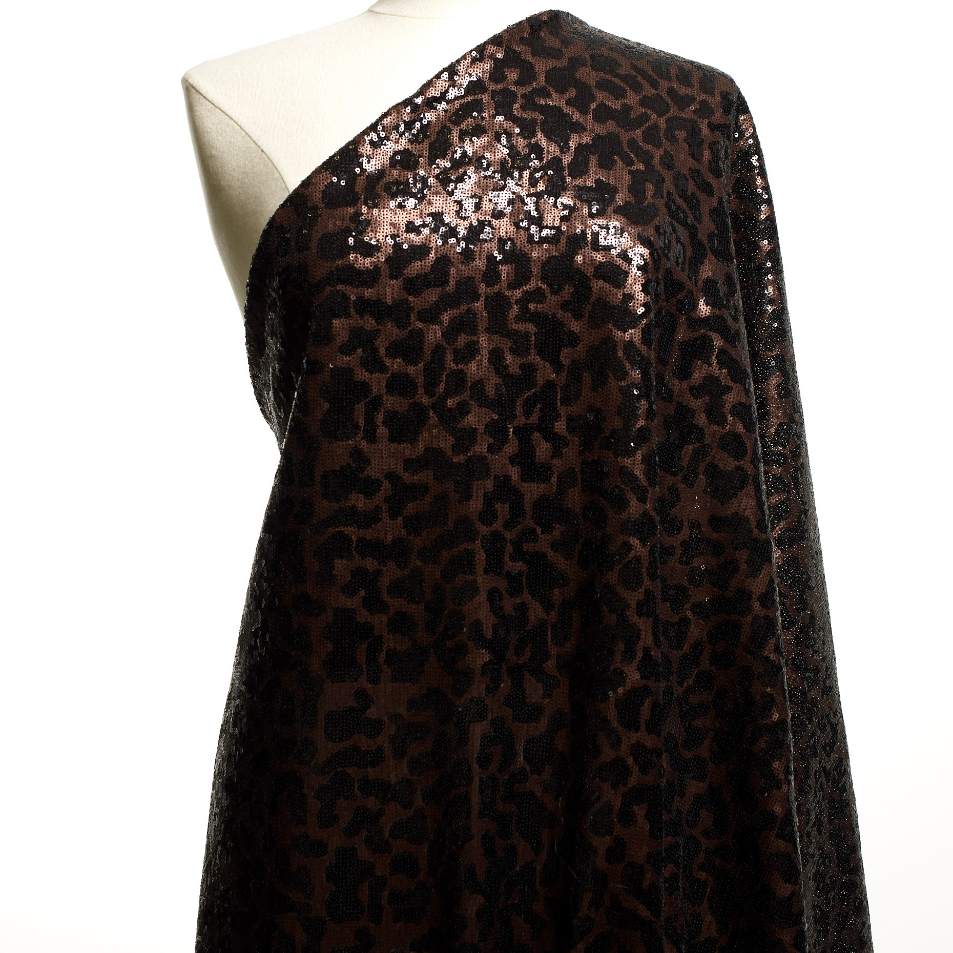 Tulle, Paillettes, Copper (F000035119) - Mannequin