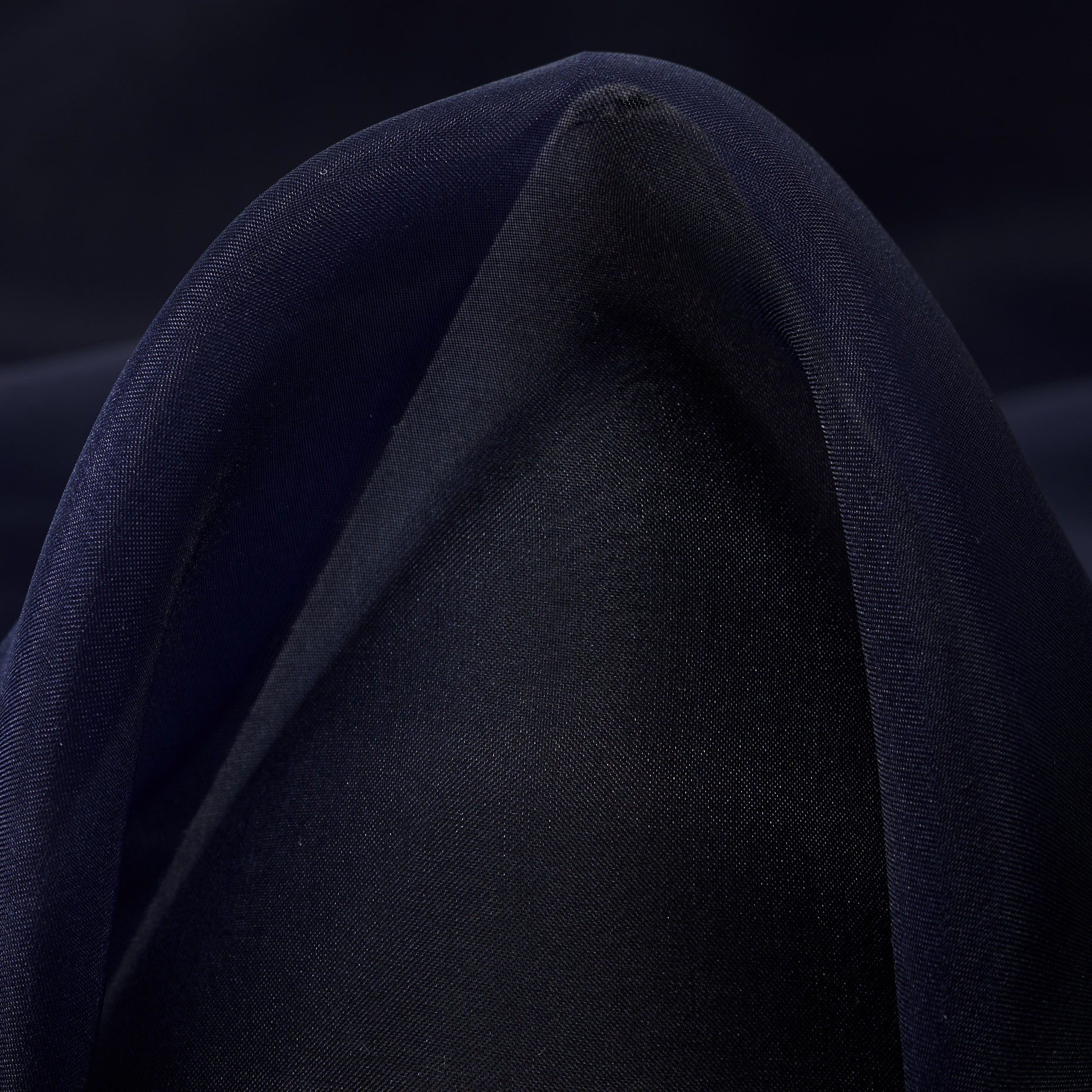 ORGANZA, SILK, FLORAL, MIDNIGHT BLUE (F000043631)