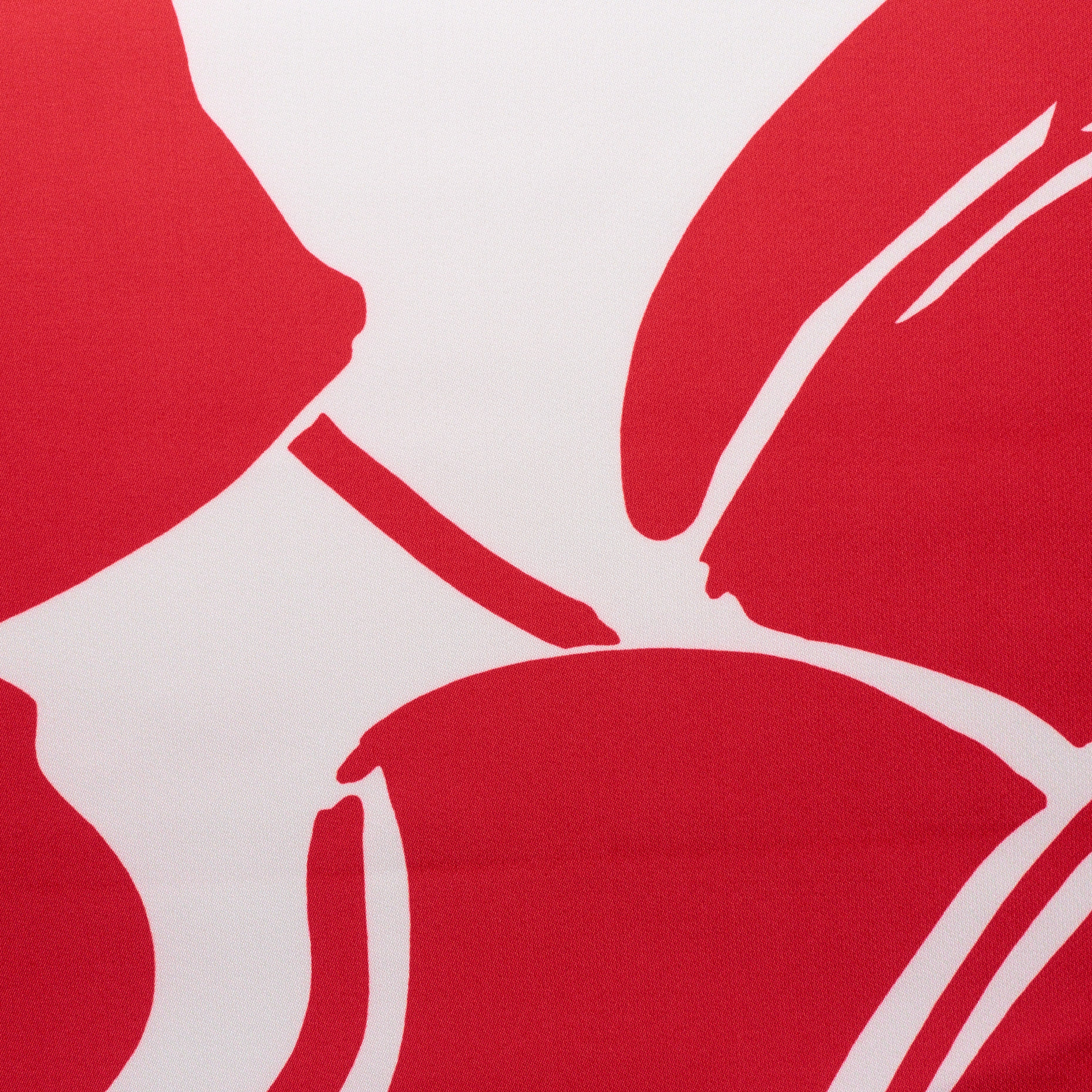 DUCHESSE, PRINTED, TOMATO&BRILLIANT WHITE (F000018743) - Texture