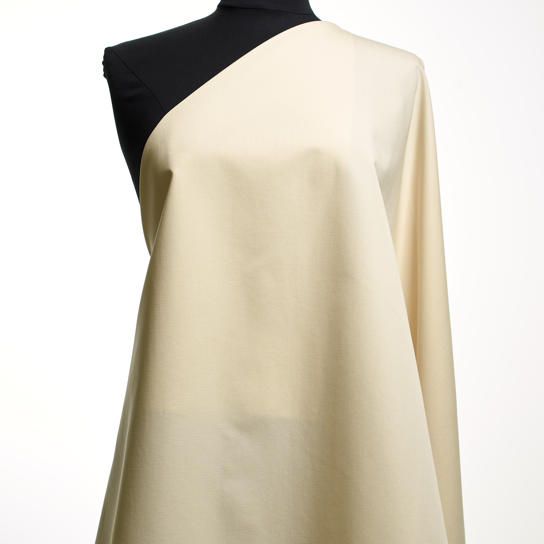 Tejido de canalé, Algodón, Bone White (F000045601) - Maniquí
