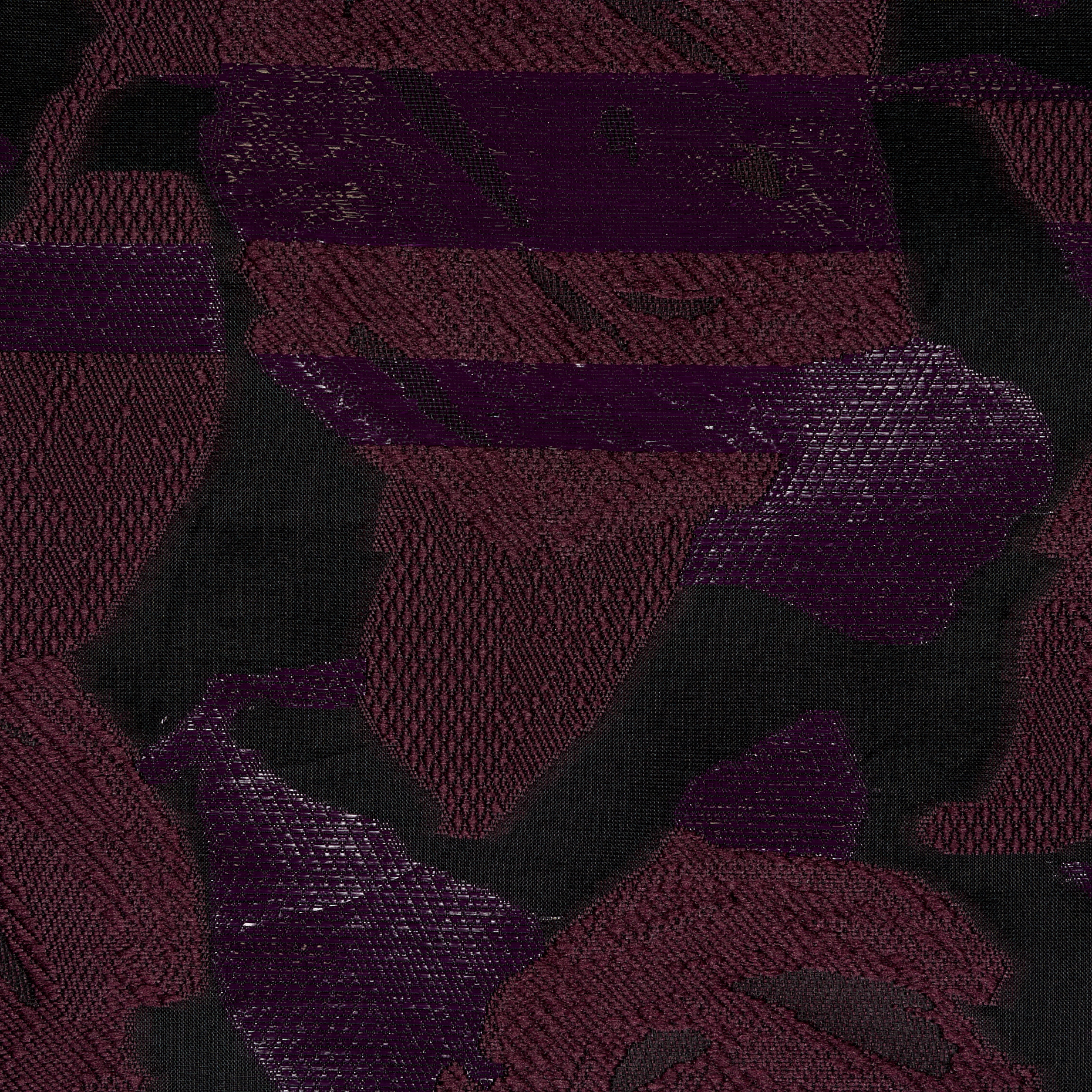 JACQUARD, FIL COUPÉ, SILK, BURGUNDY (F000048662) - Texture